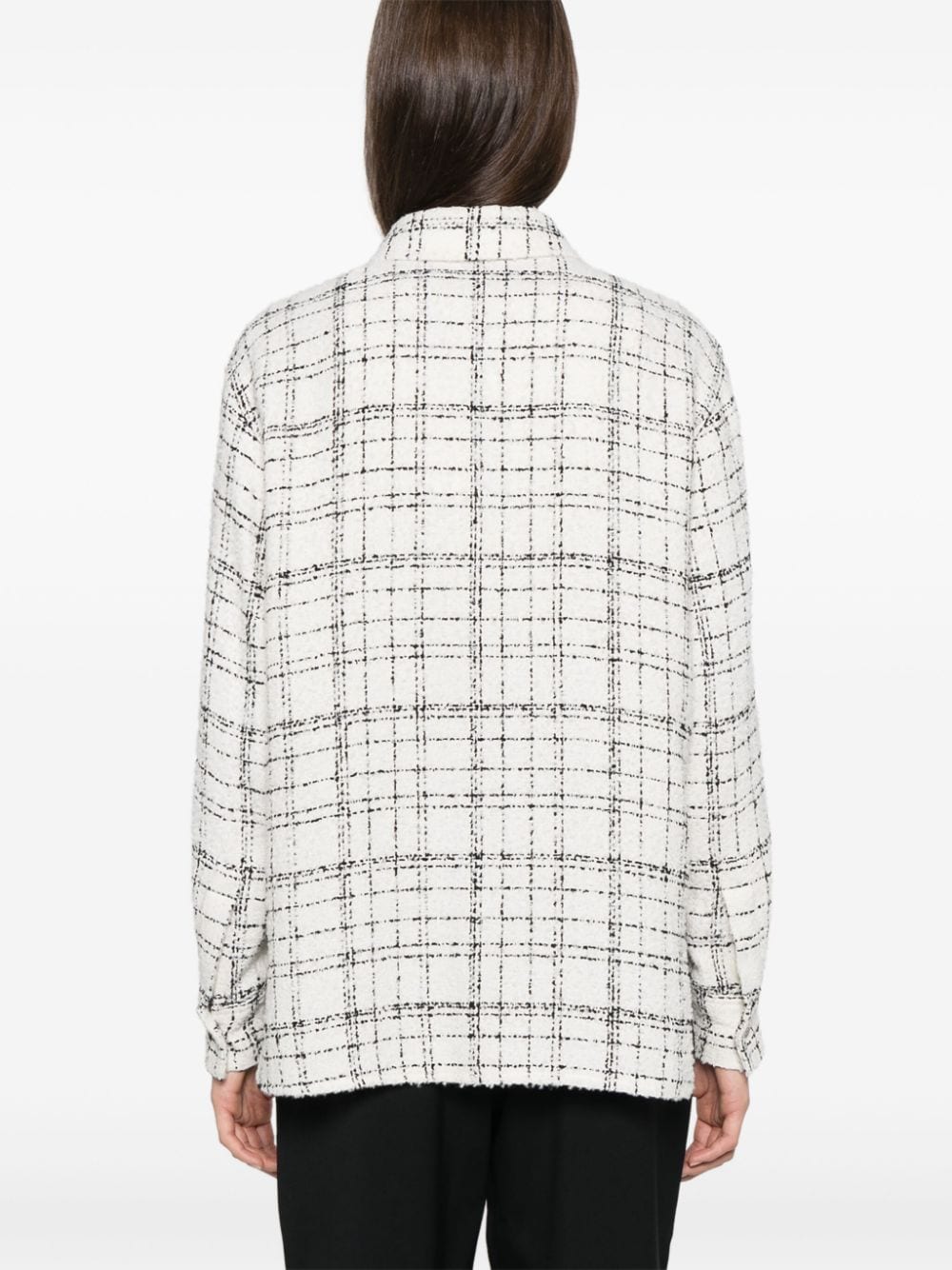 IRO Tweed Bouclé Construction Shirt