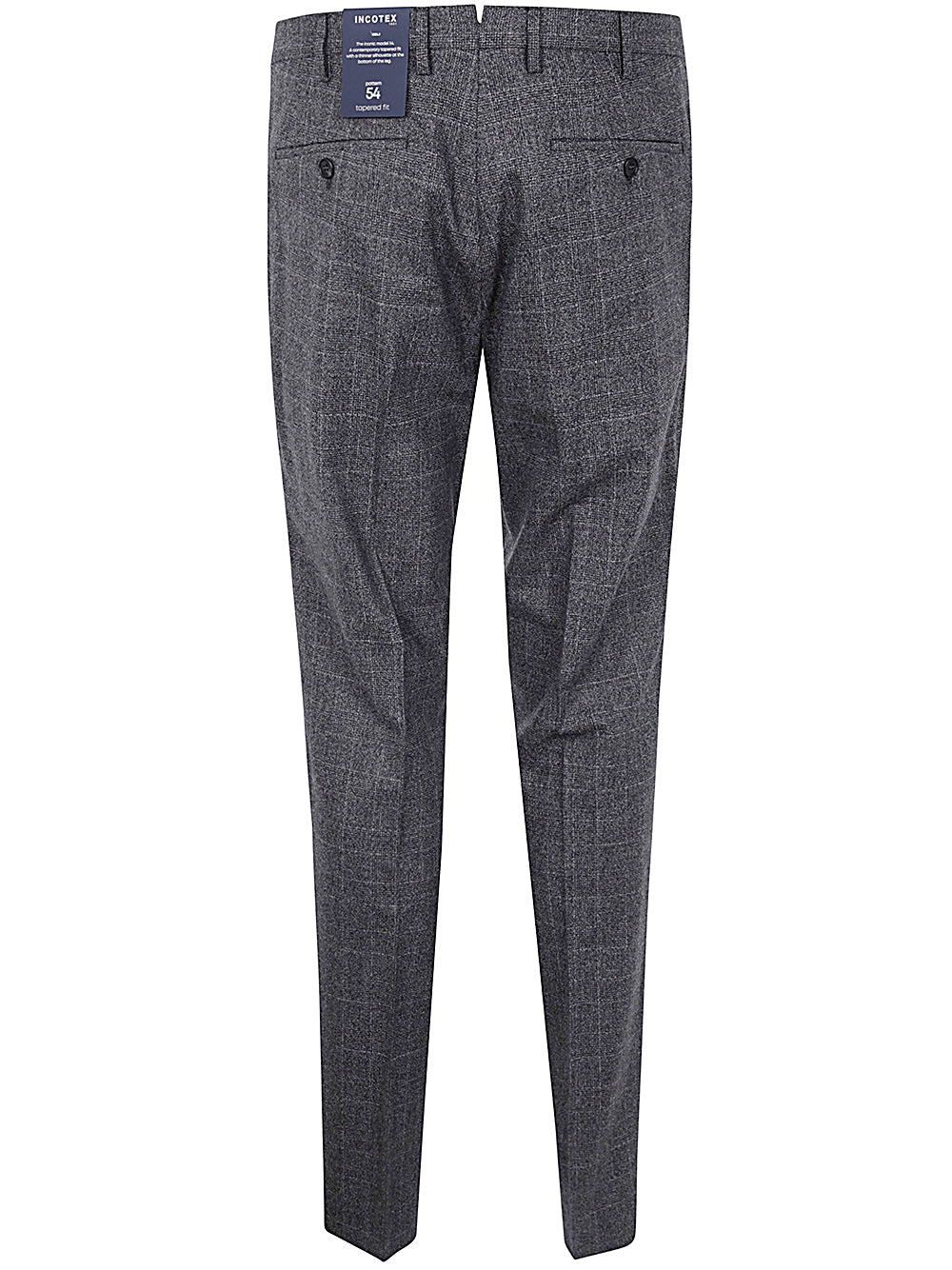 INCOTEX Men's 100% Wool Trousers for FW24 Season