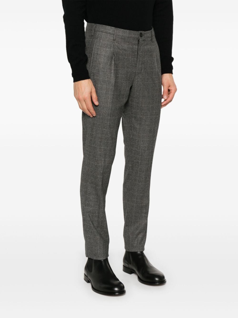 INCOTEX Men's 100% Wool Trousers for FW24 Season