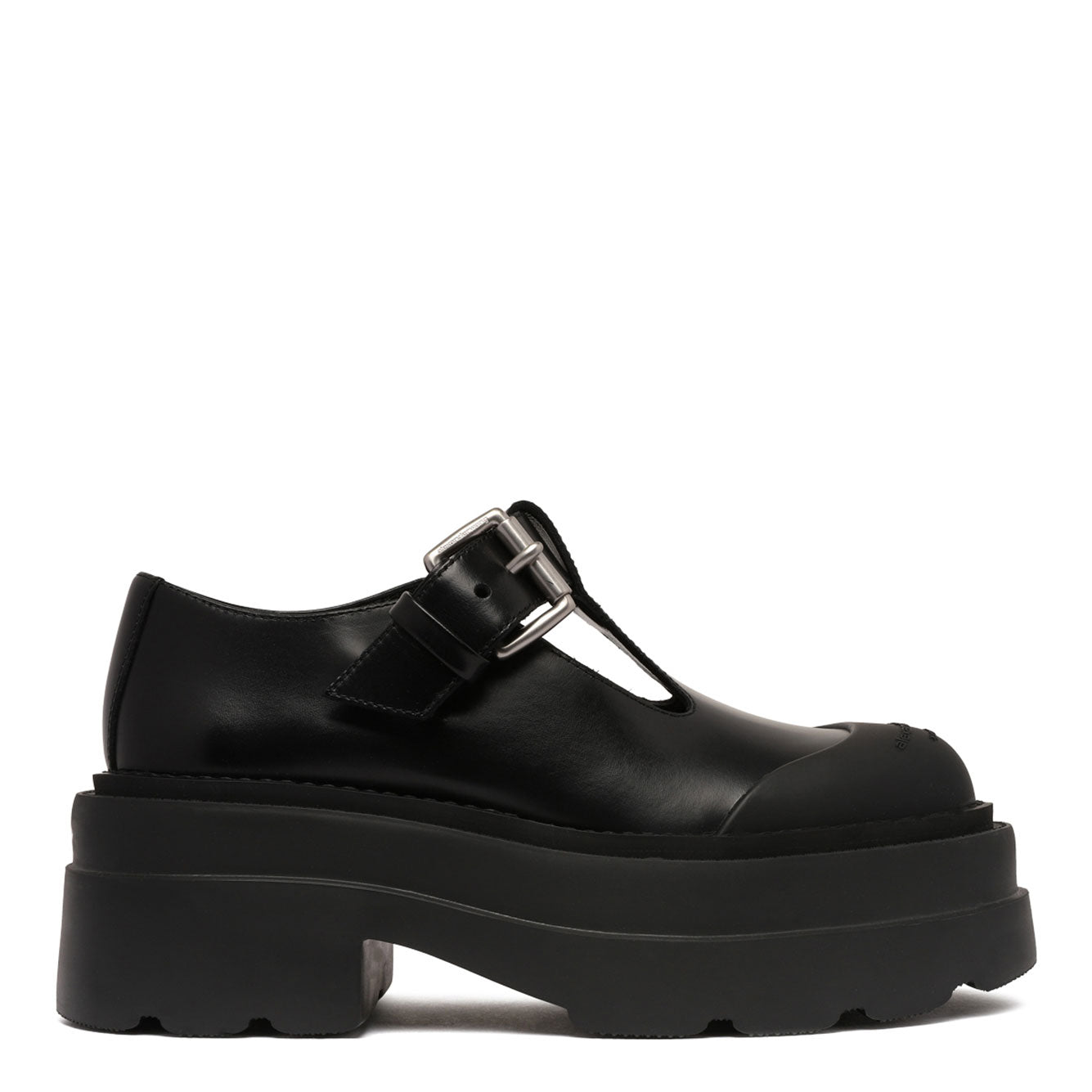 ALEXANDER WANG Elevated 100% Leather Flat Shoes for Women - SS25