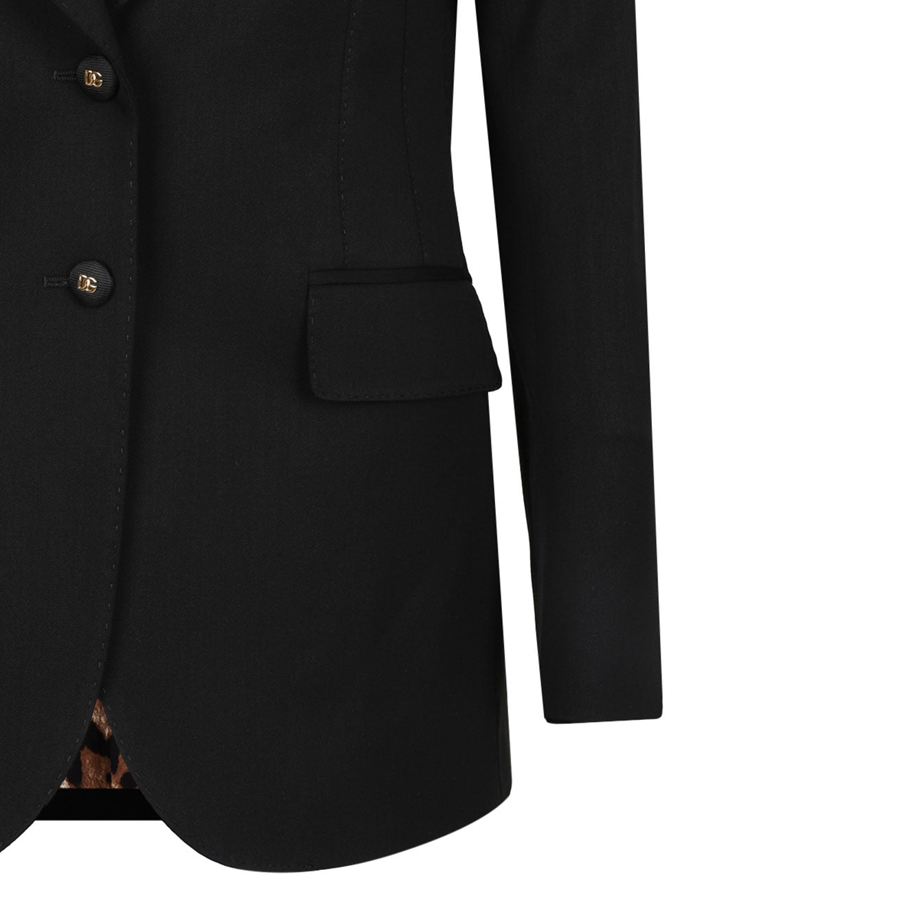 DOLCE & GABBANA Virgin Wool Mini Jacket for Women