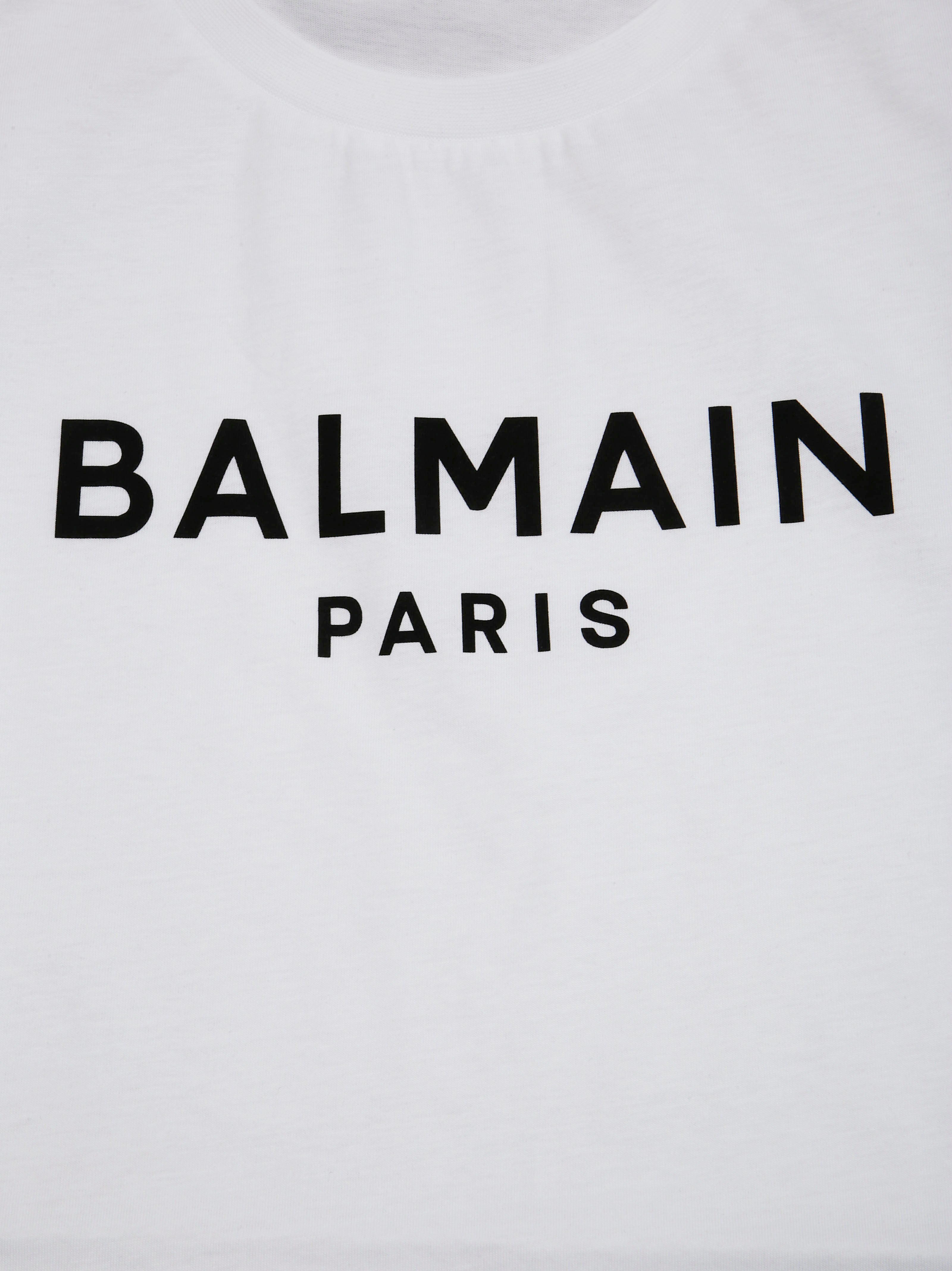 BALMAIN Mini Logo Basic Short Sleeve Tee