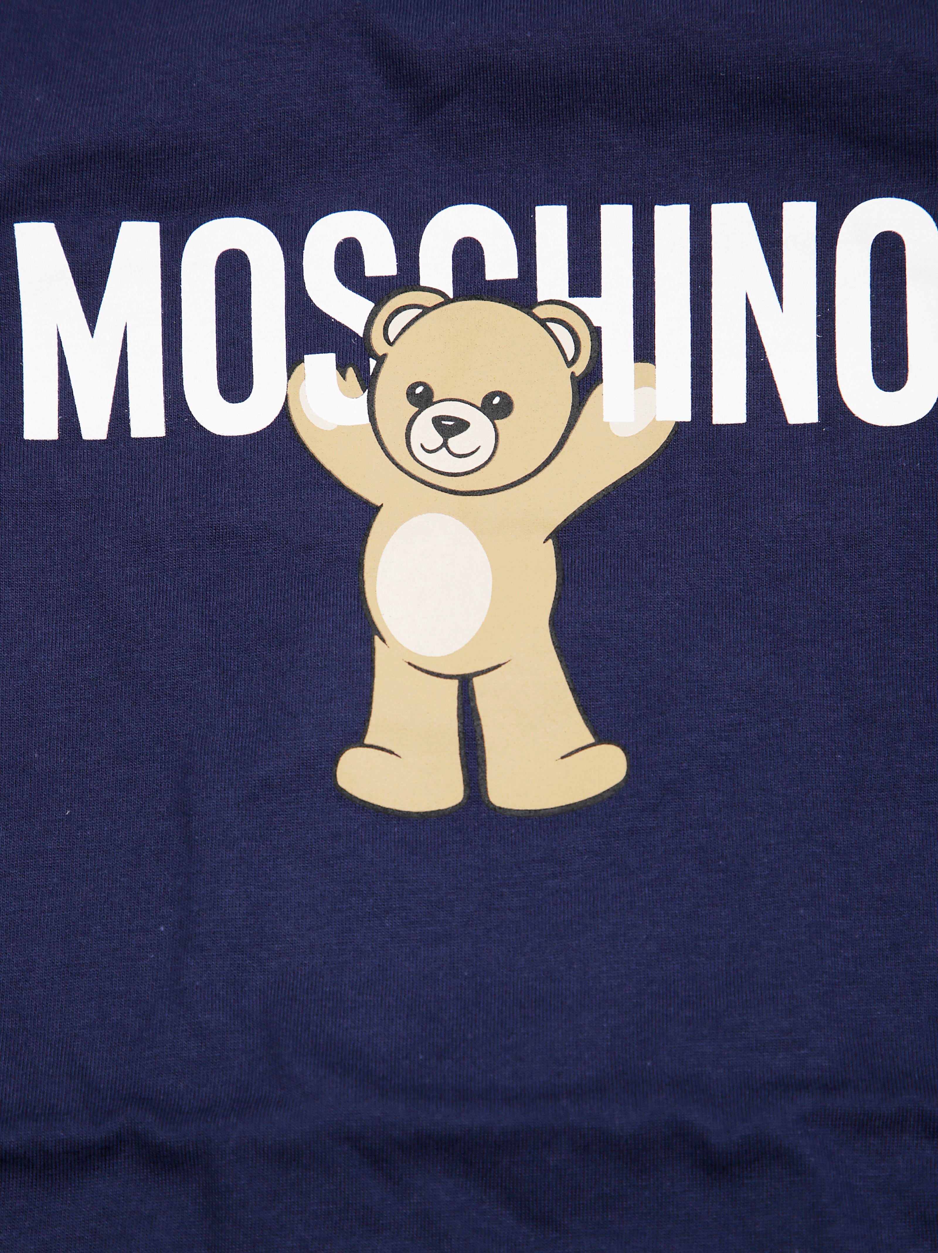 MOSCHINO KIDS Mini Logo Long Sleeve Toy T-Shirt