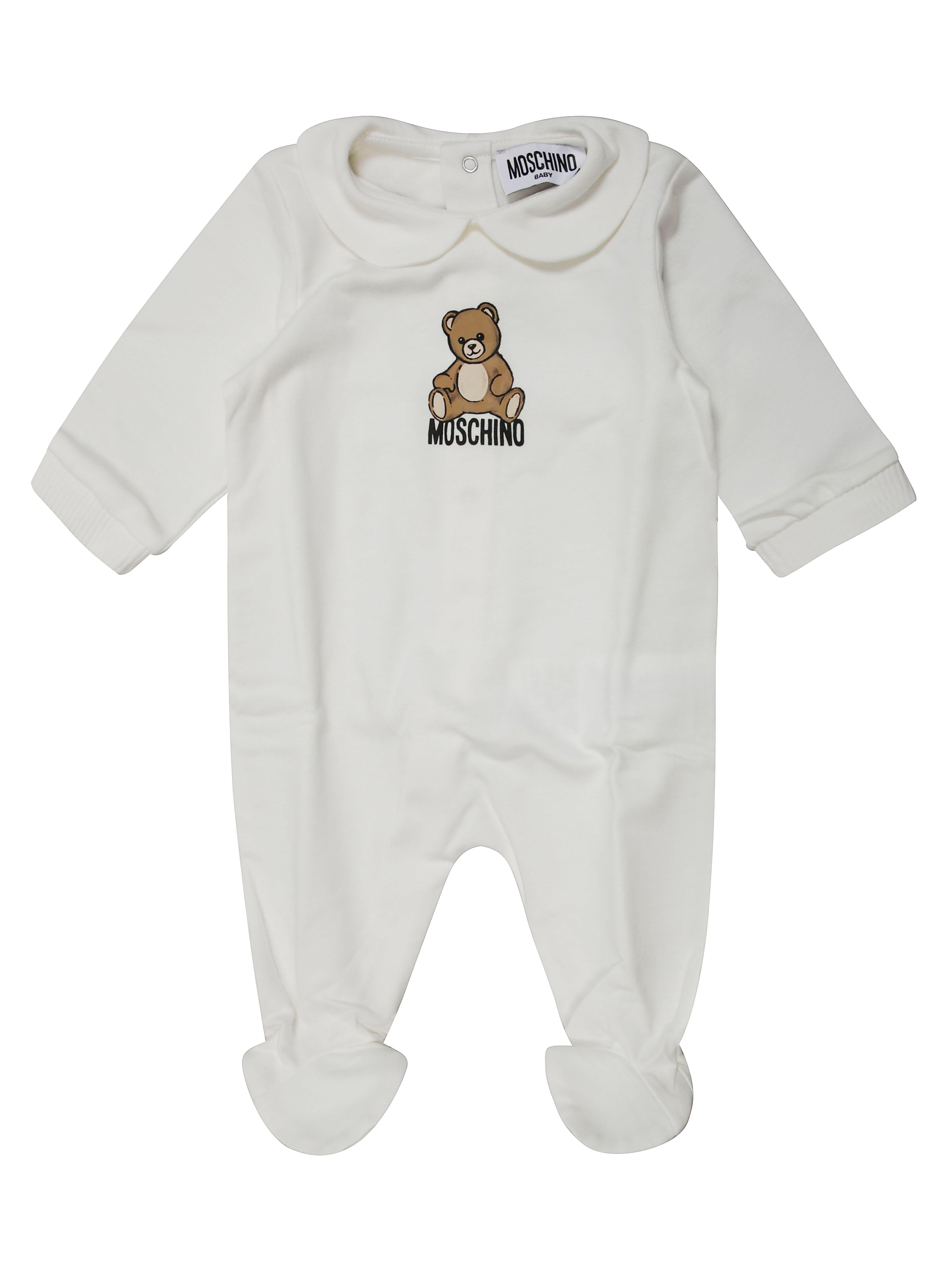 MOSCHINO KIDS Mini Playful Sweatshirt with Logo and Bear Design
