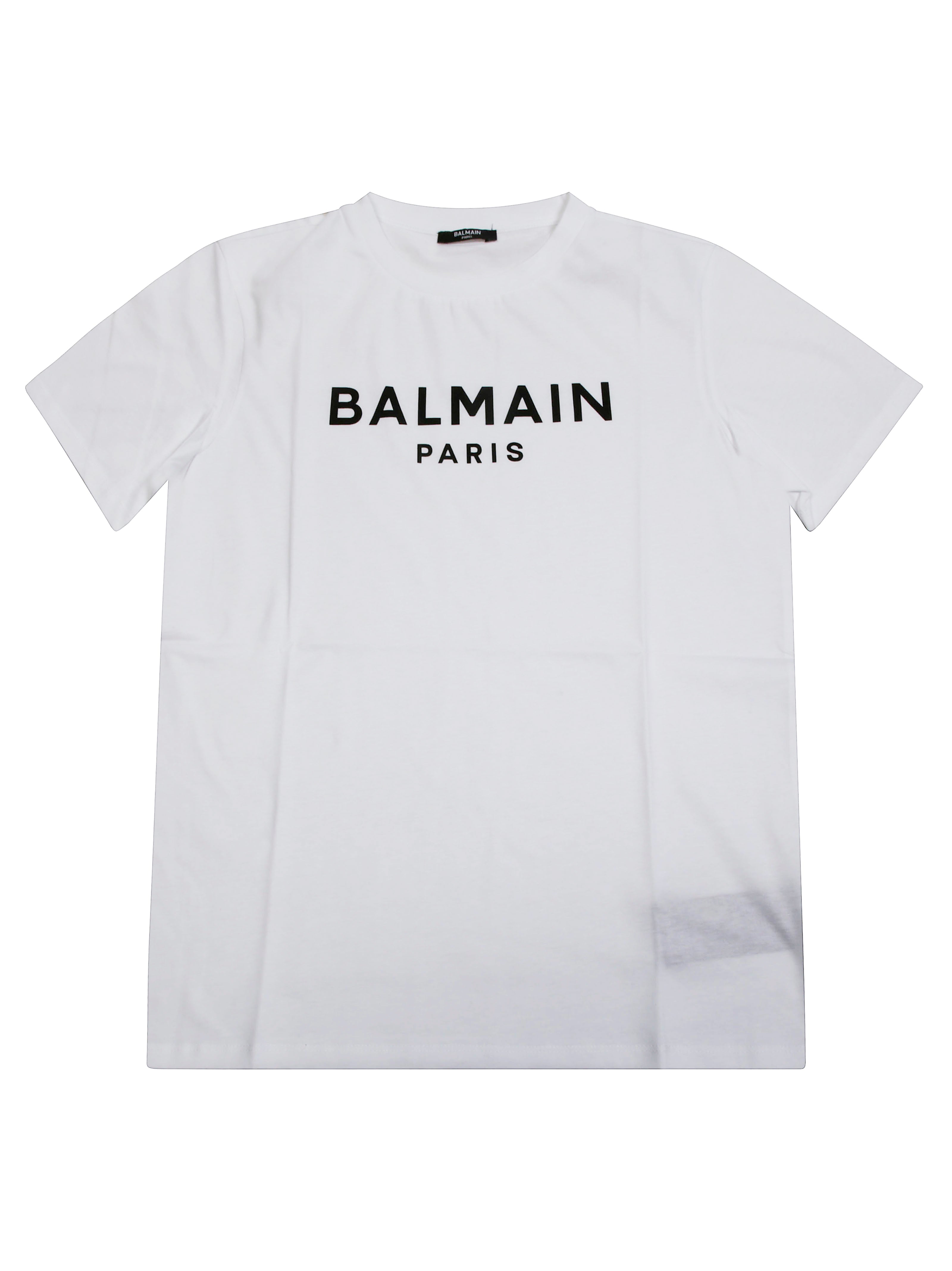 BALMAIN Mini Logo Basic Short Sleeve Tee