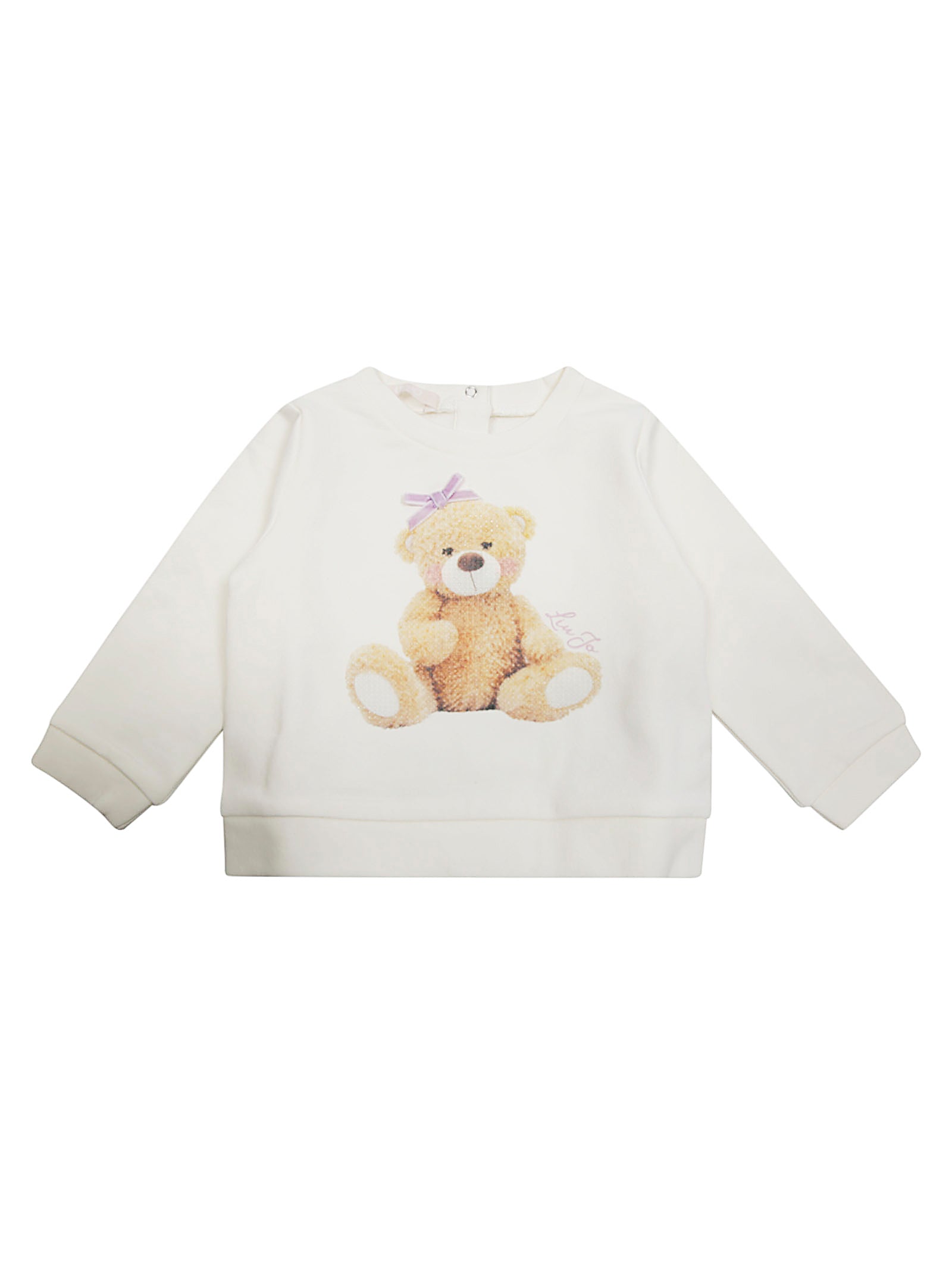 LIU JO KIDS Mini Long Sleeve Teddy Bear Print T-Shirt