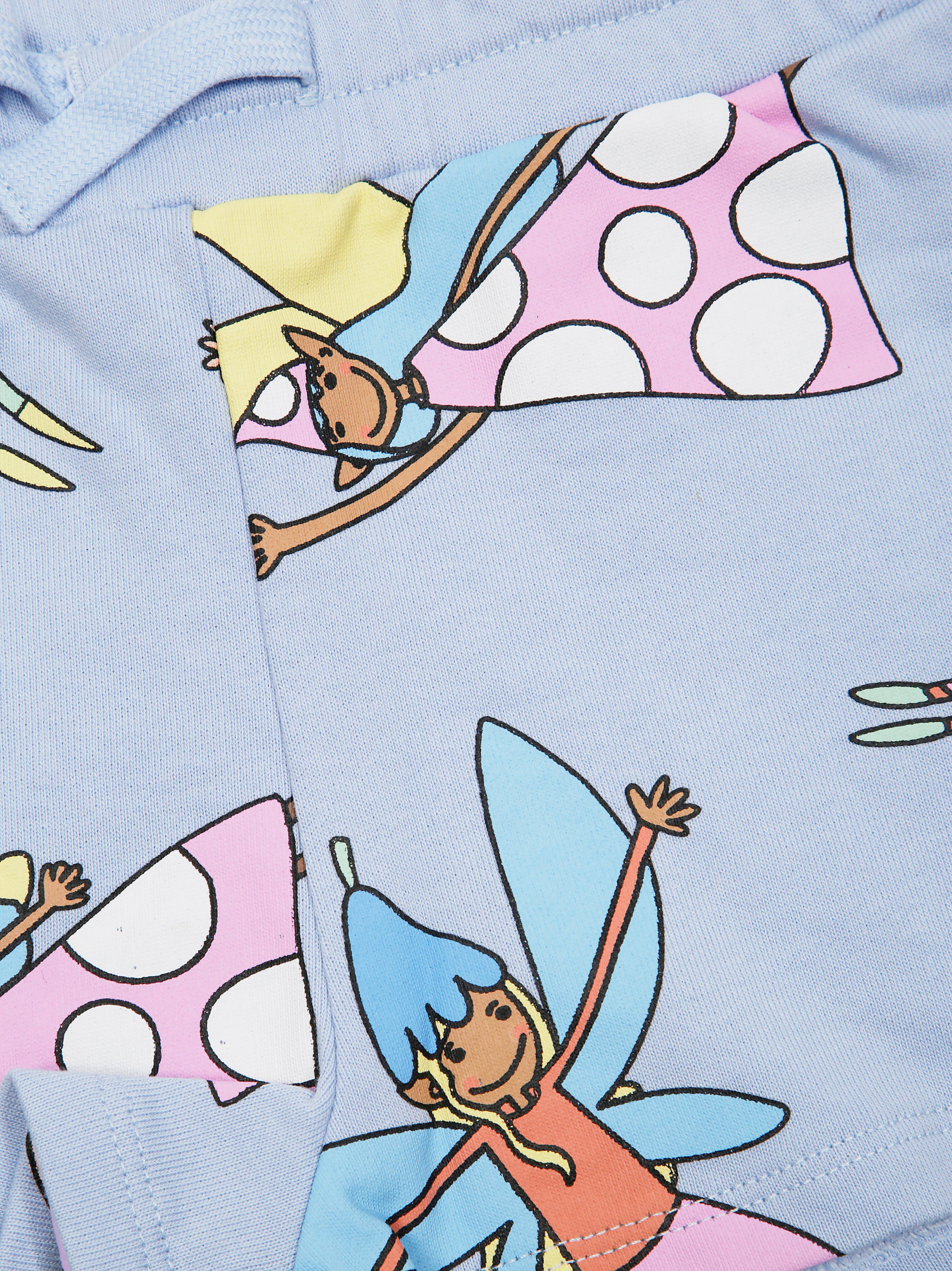 STELLA MC CARTNEY Mini Sweatshirt Shorts with Drawstring