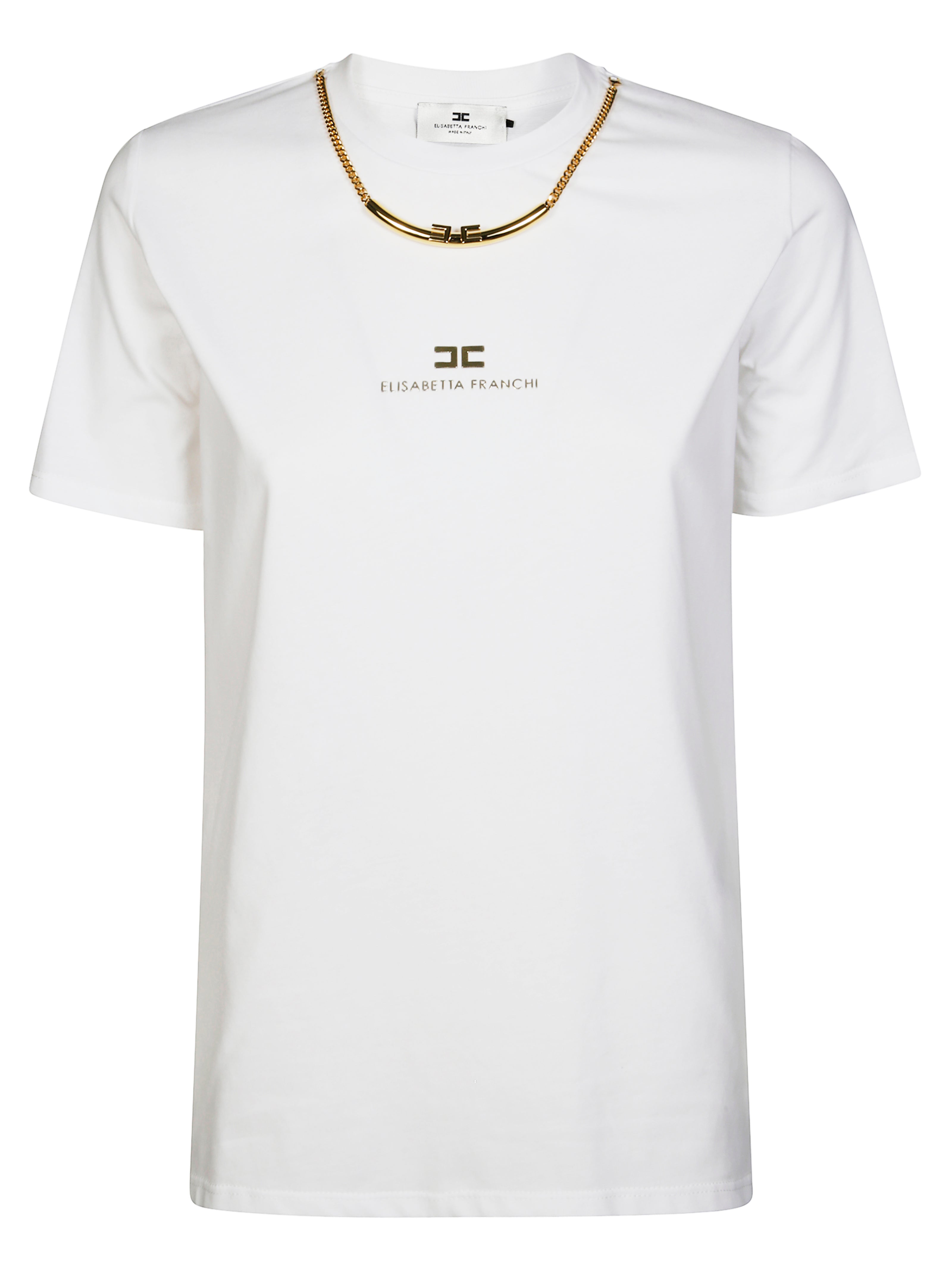 ELISABETTA FRANCHI Decorative Neck Sweater for Men