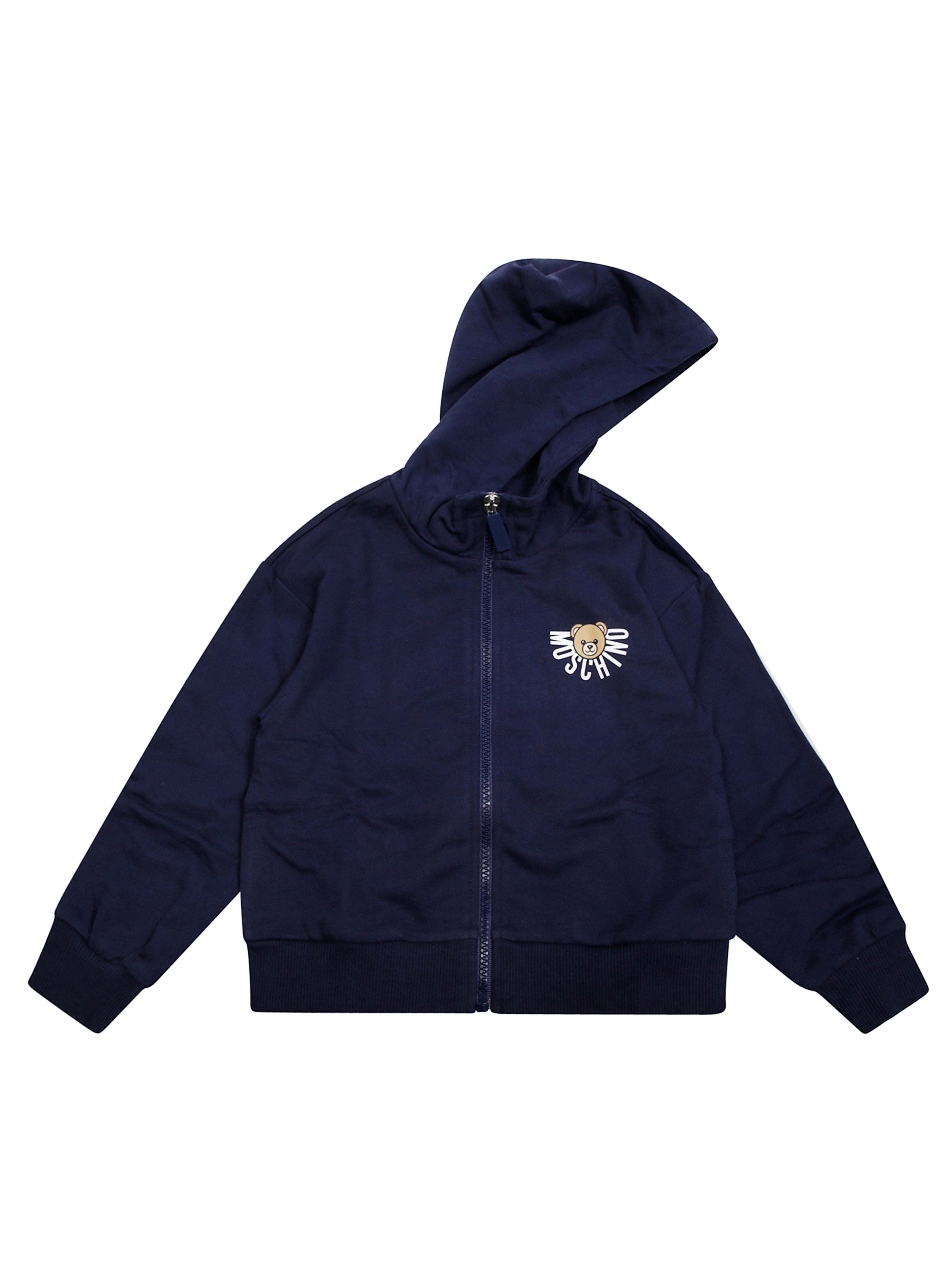 MOSCHINO KIDS Mini Full Zip Hoodie with Toy