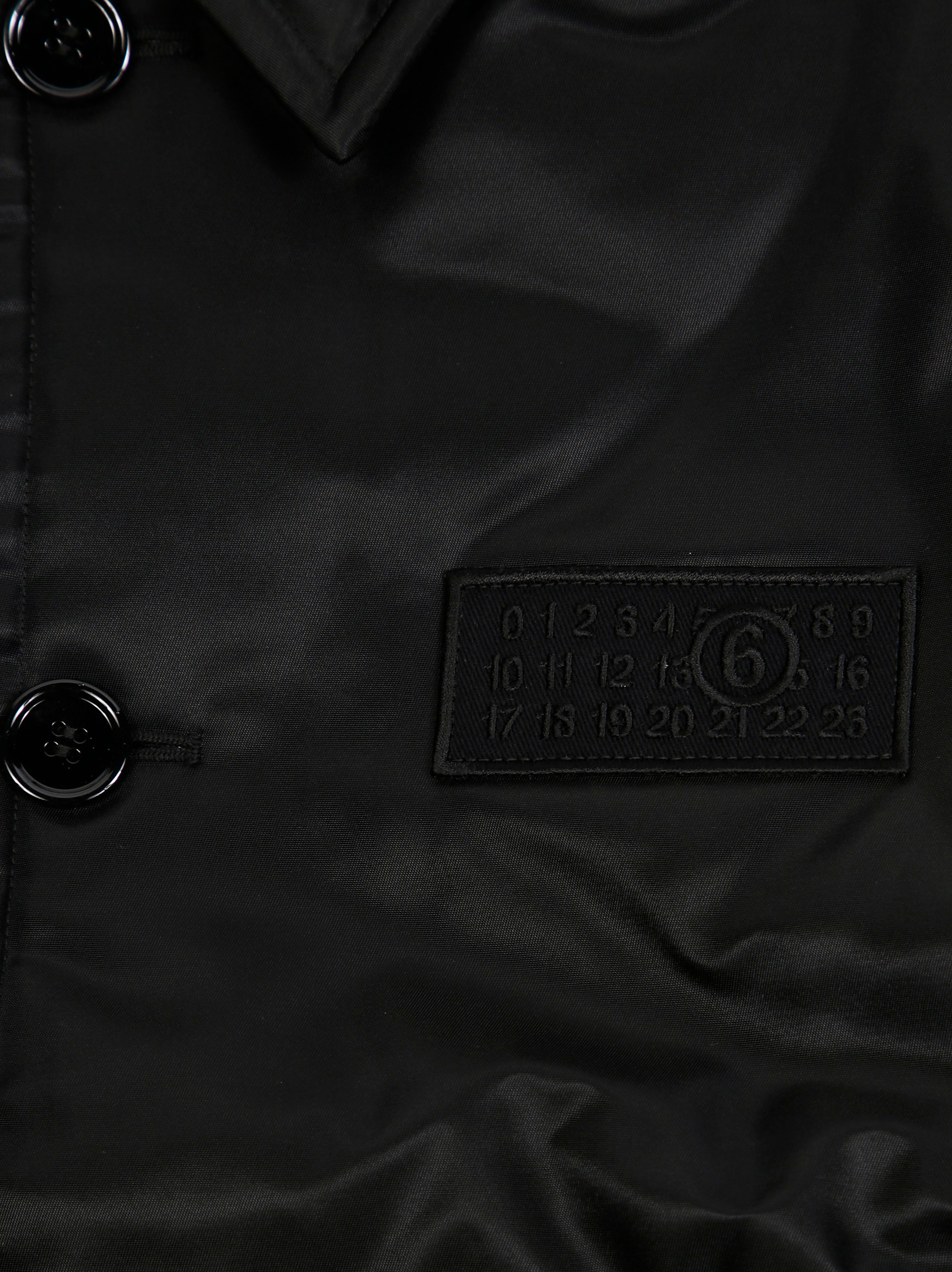 MM6 Mini Insulated Jacket Shirt with Logo Back