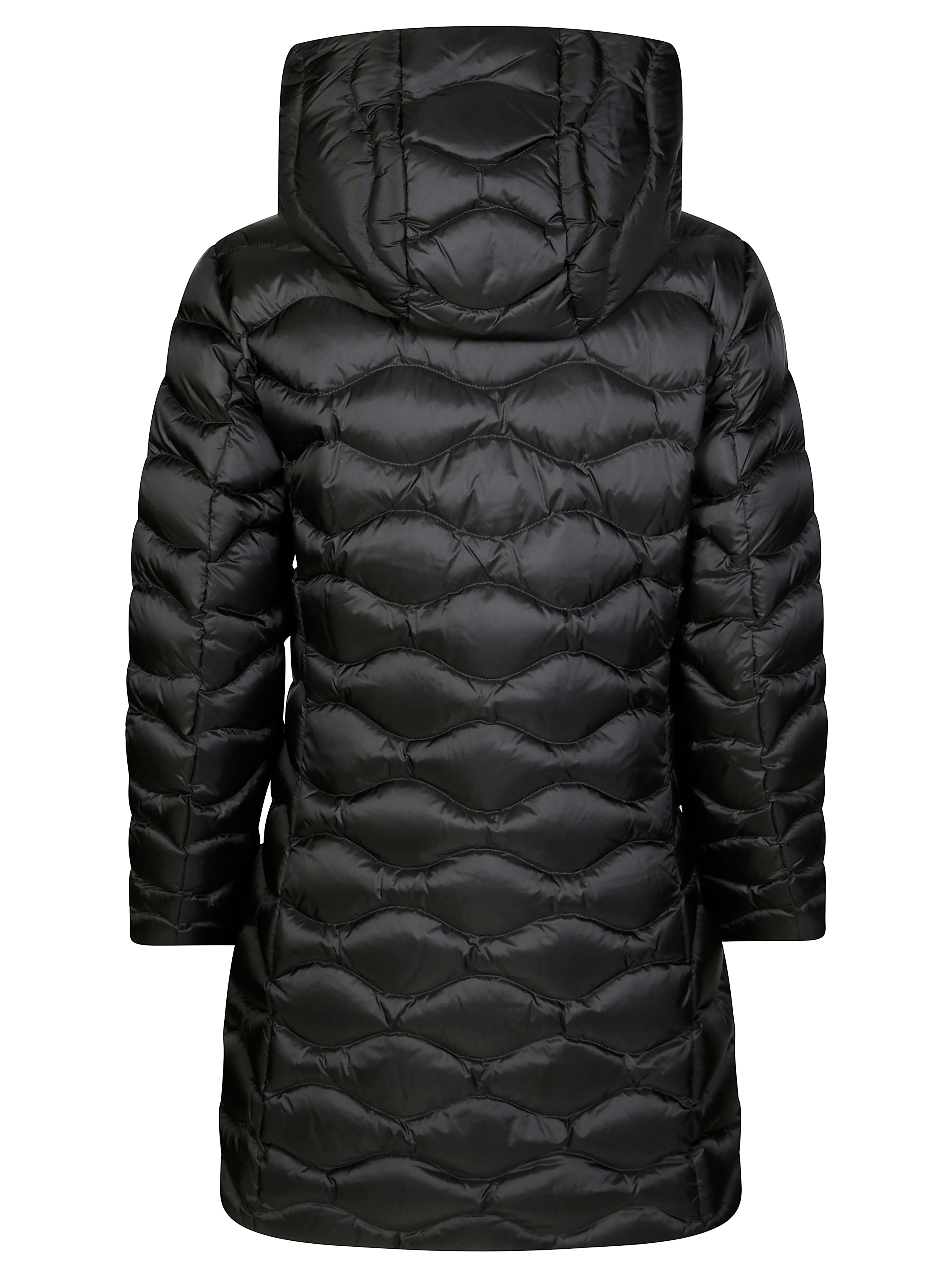 BLAUER Men's Long Padded Hooded Jacket