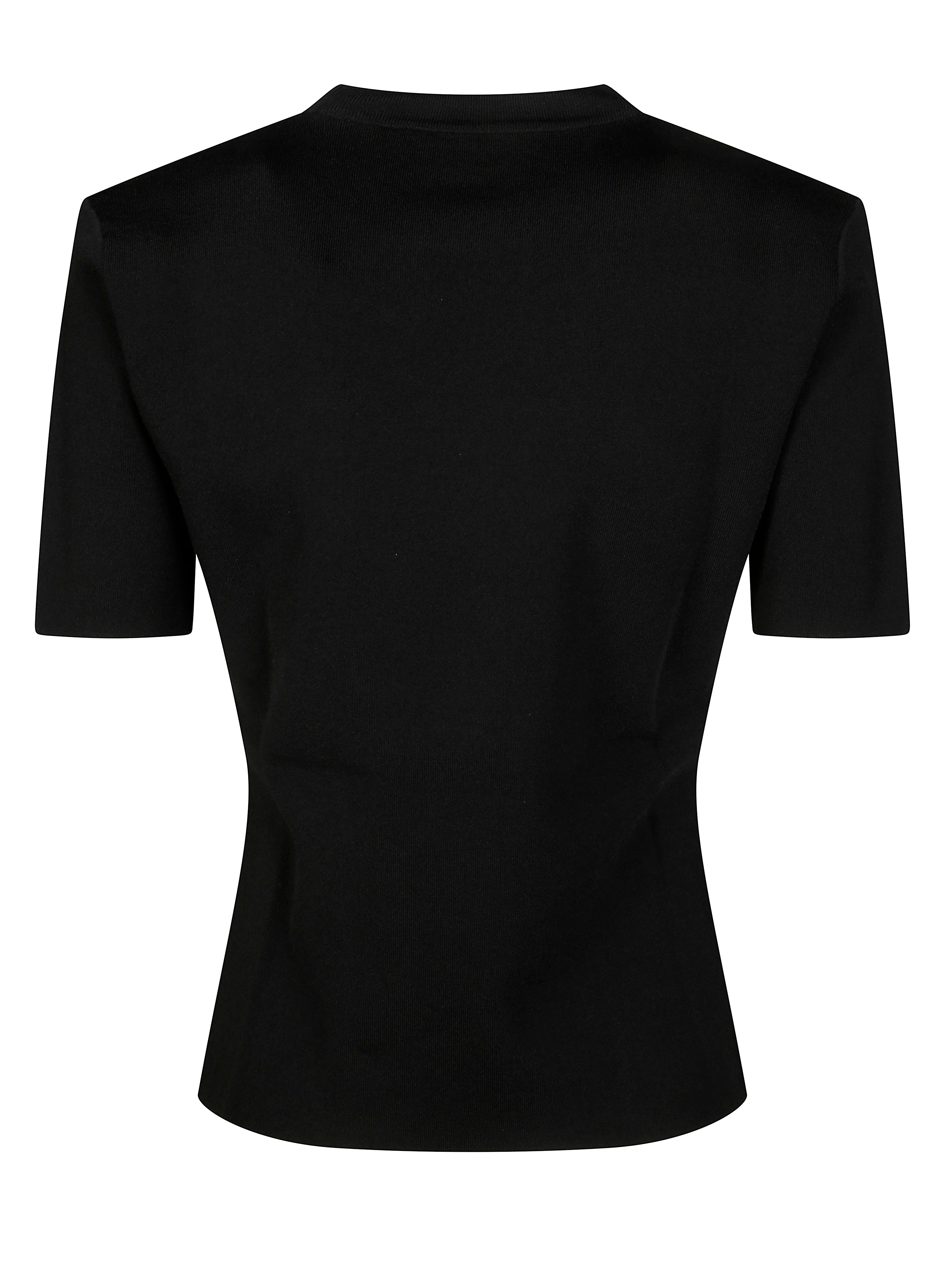 MAX MARA PURE Short Sleeve Logo Viscose T-Shirt for Men