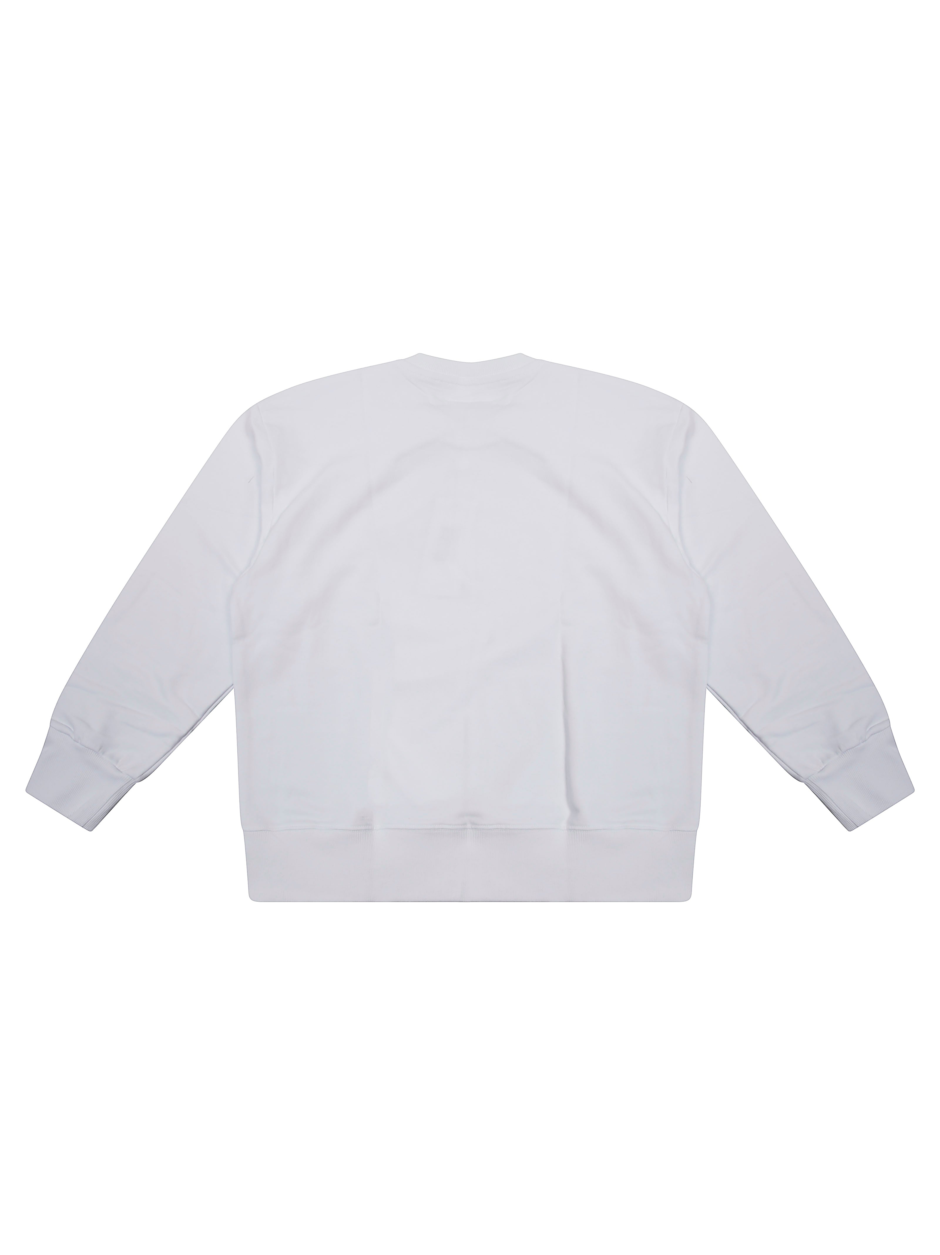 MM6 Classic Numeric Print Crew Neck Sweatshirt