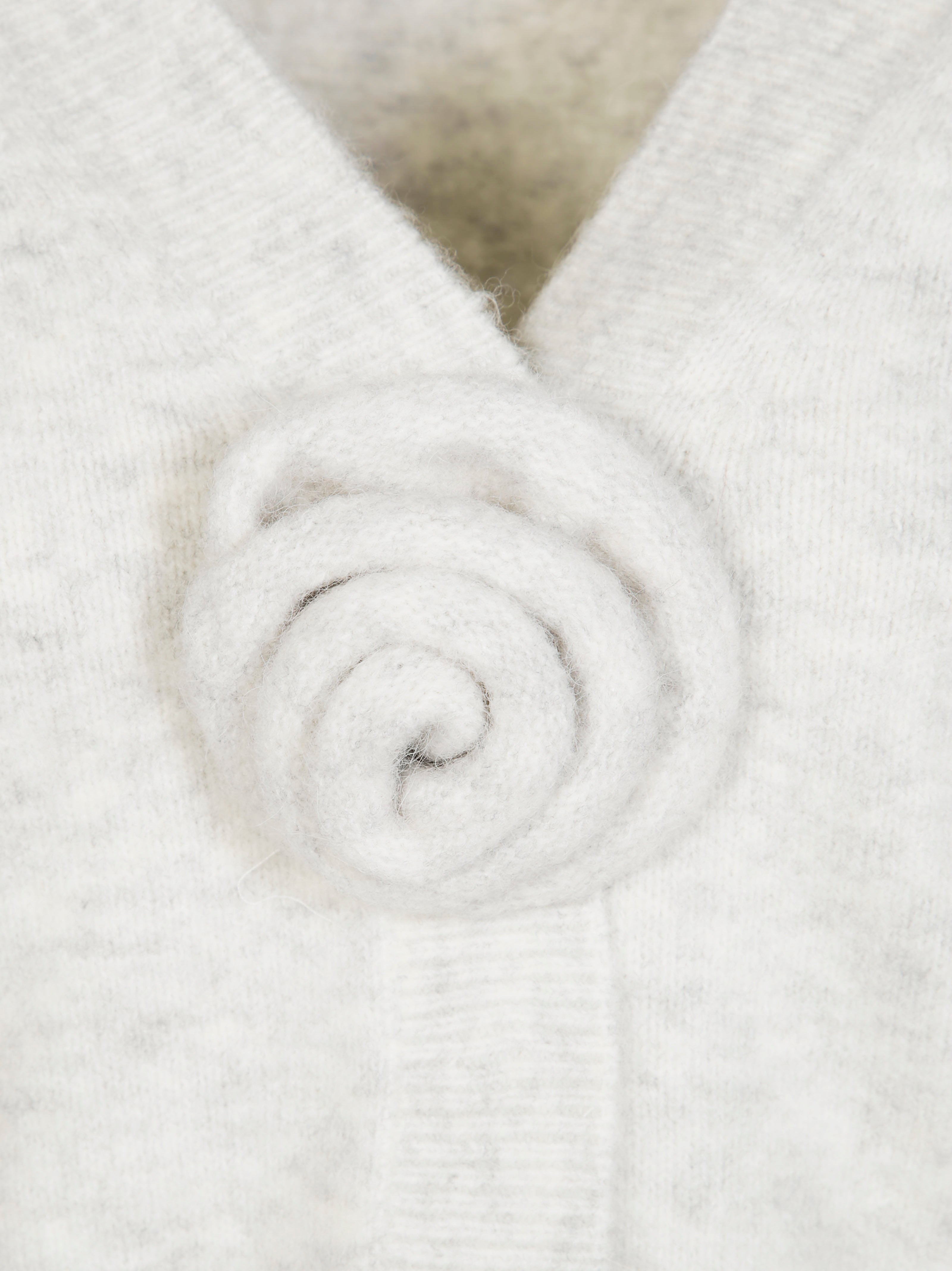 ROTATE Knit Puffsleeve Cardigan for Men