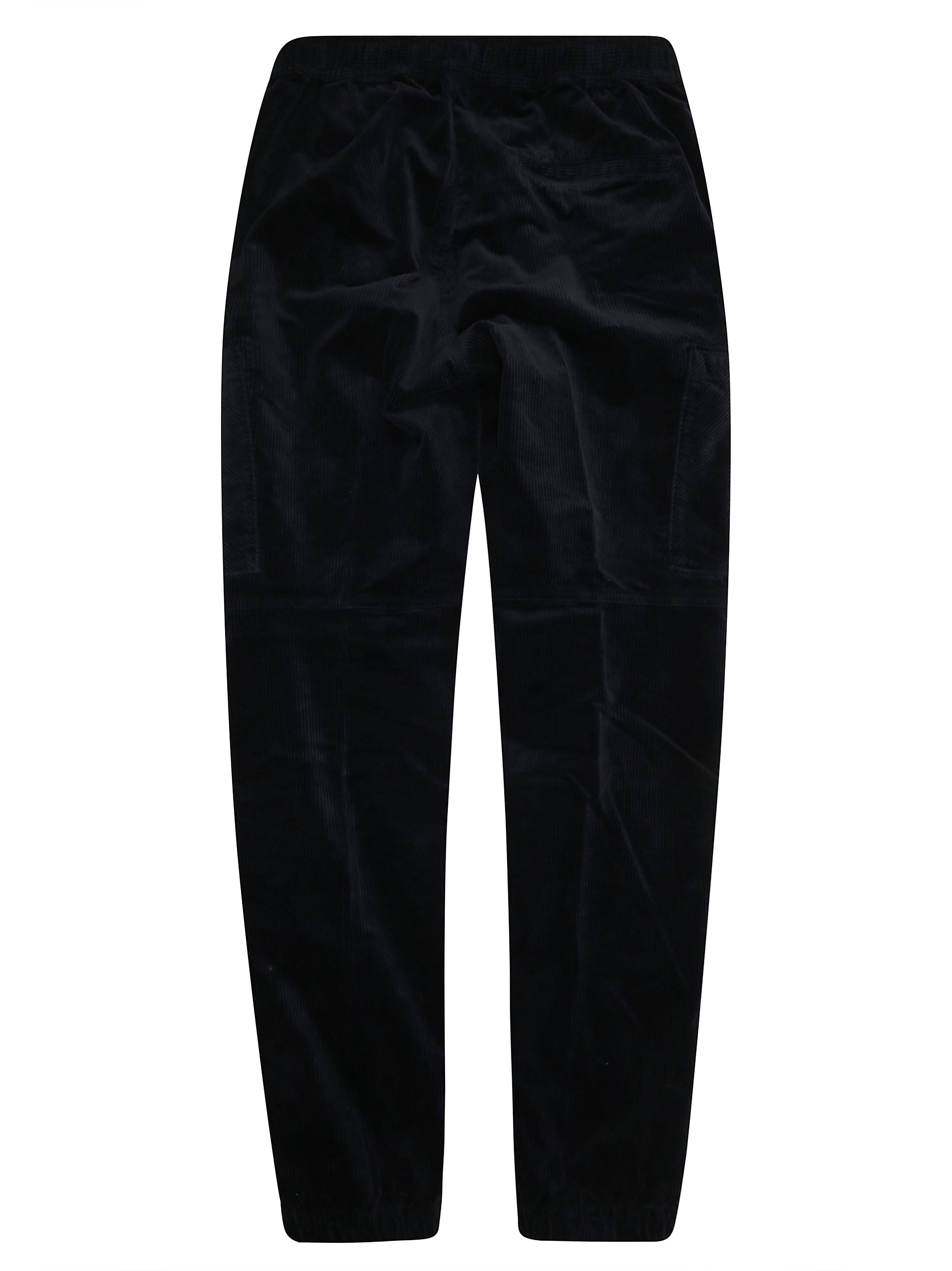 STONE ISLAND Cargo Velour Trousers with Logo Patch