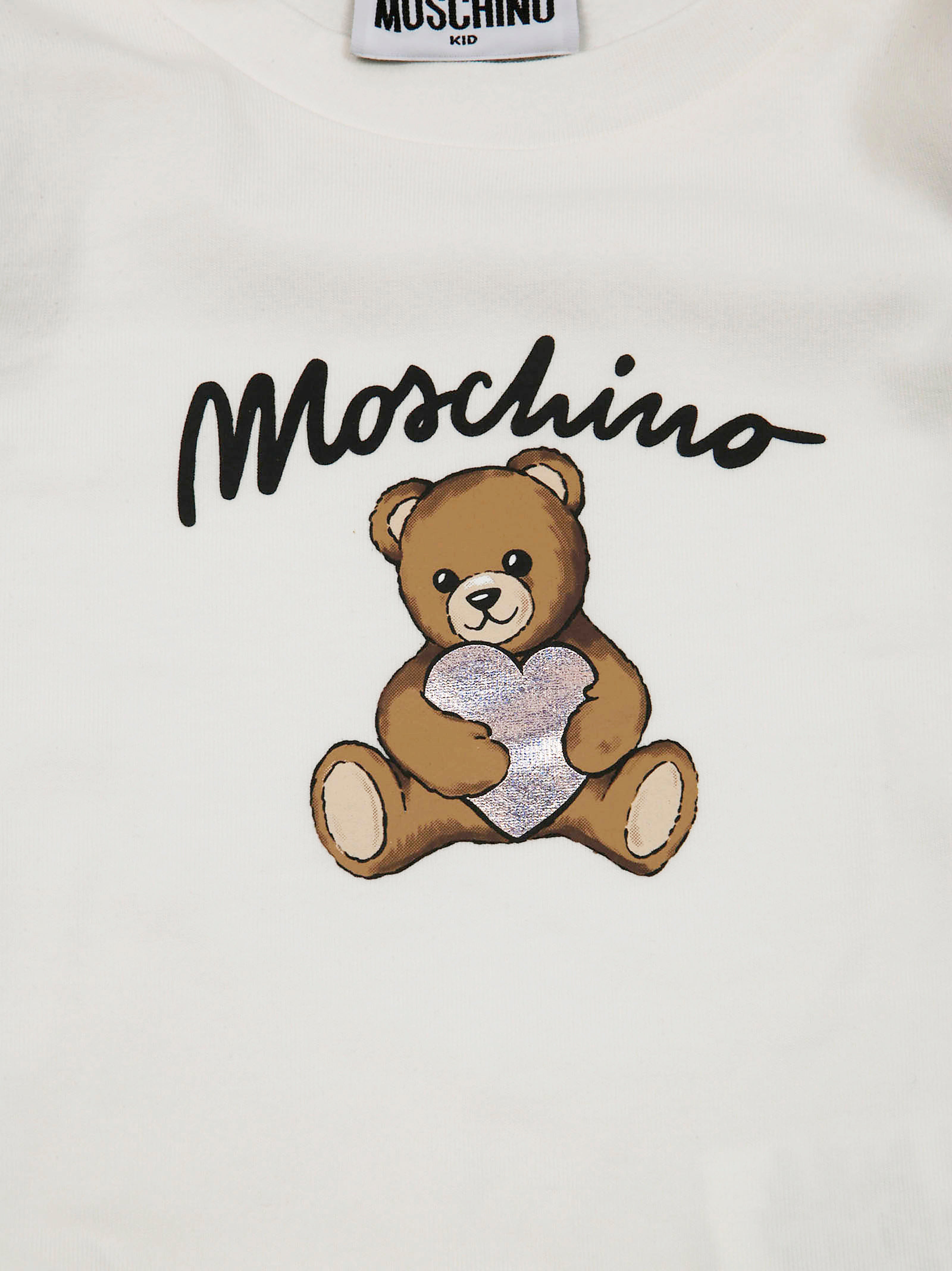 MOSCHINO KIDS Mini Long Sleeve Toy and Heart T-Shirt