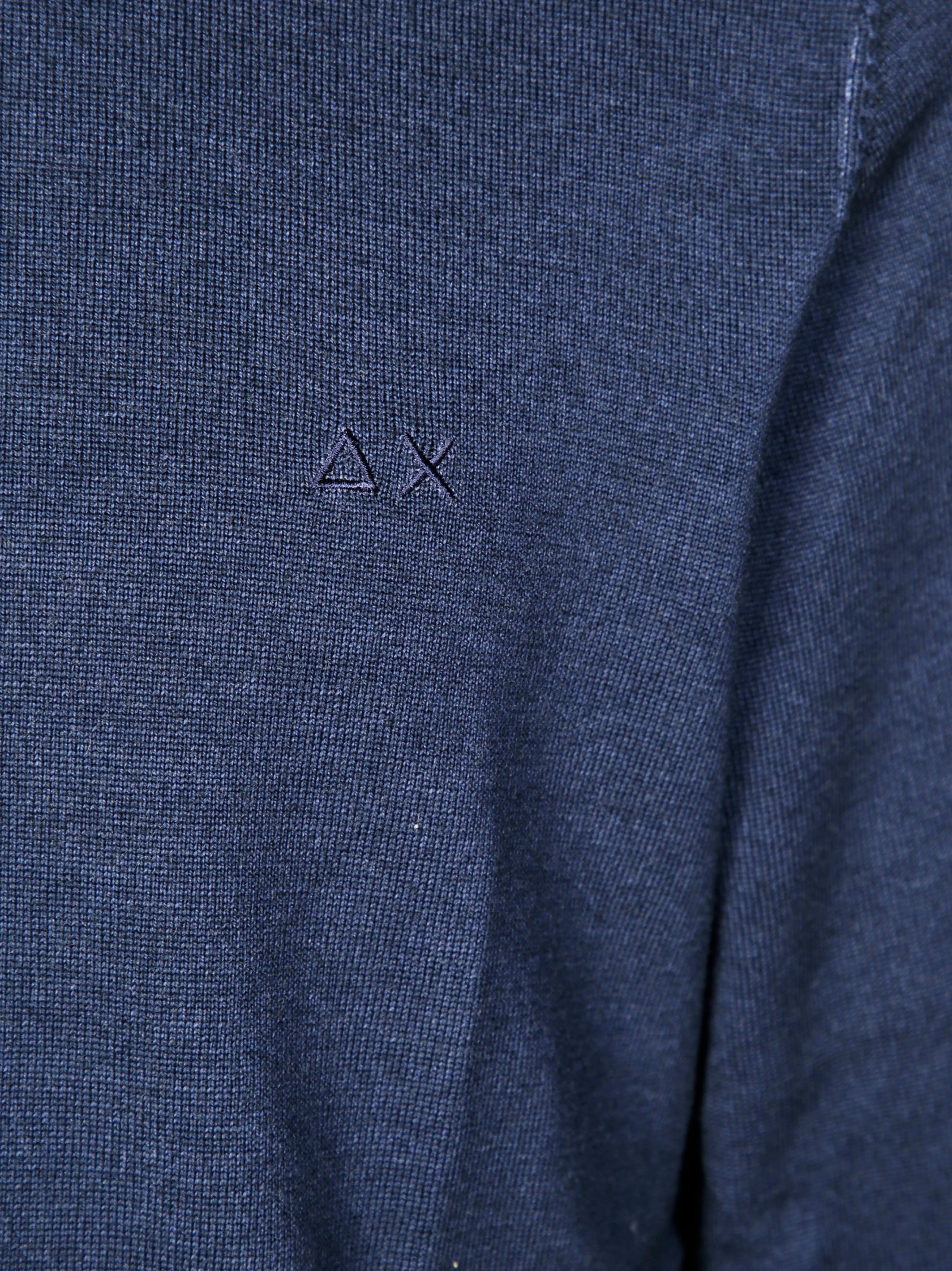 SUN 68 Vintage Effect Crew Neck Sweater for Women