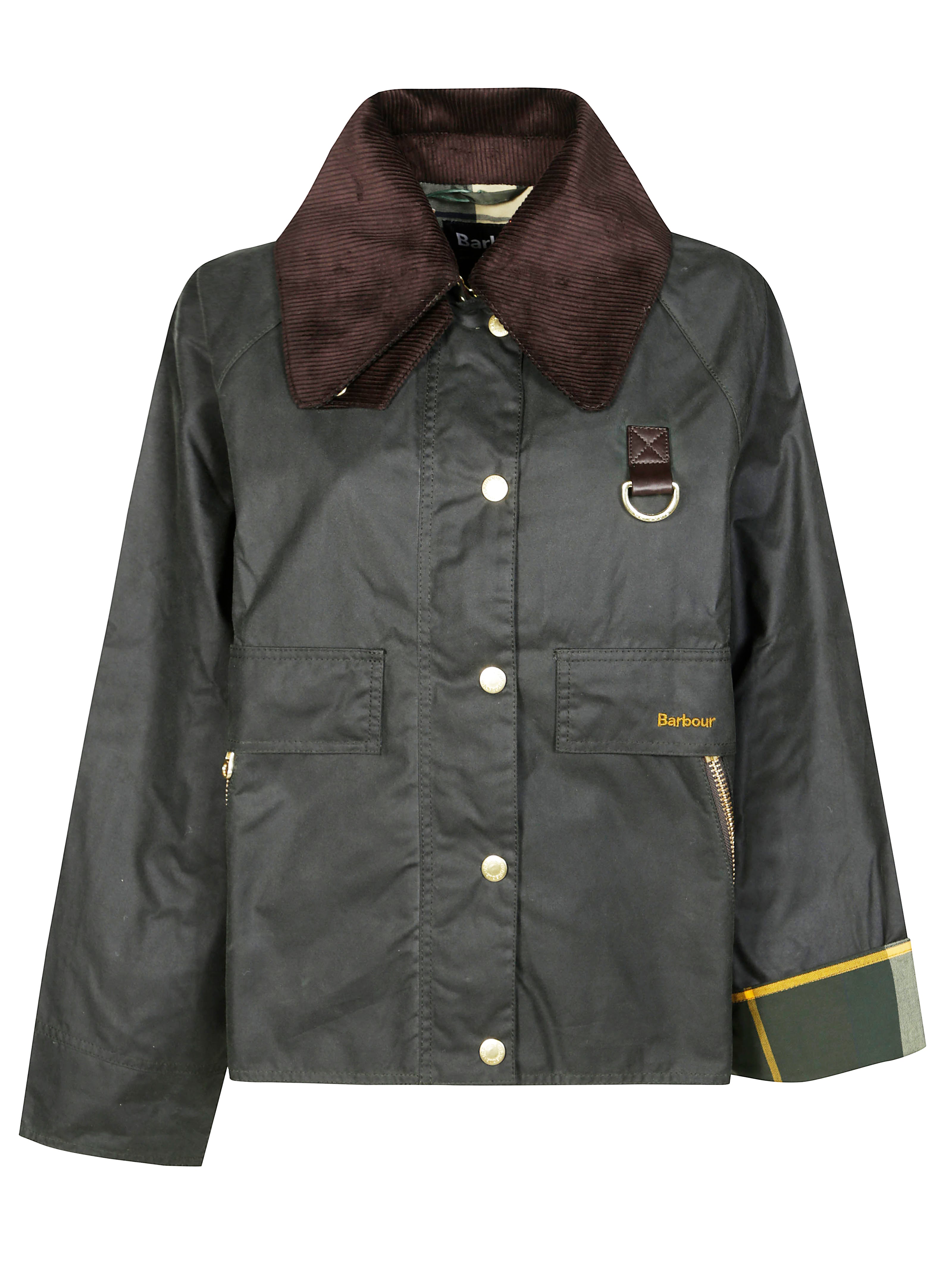 BARBOUR Classic Long Jacket with Contrast Collar for Men
