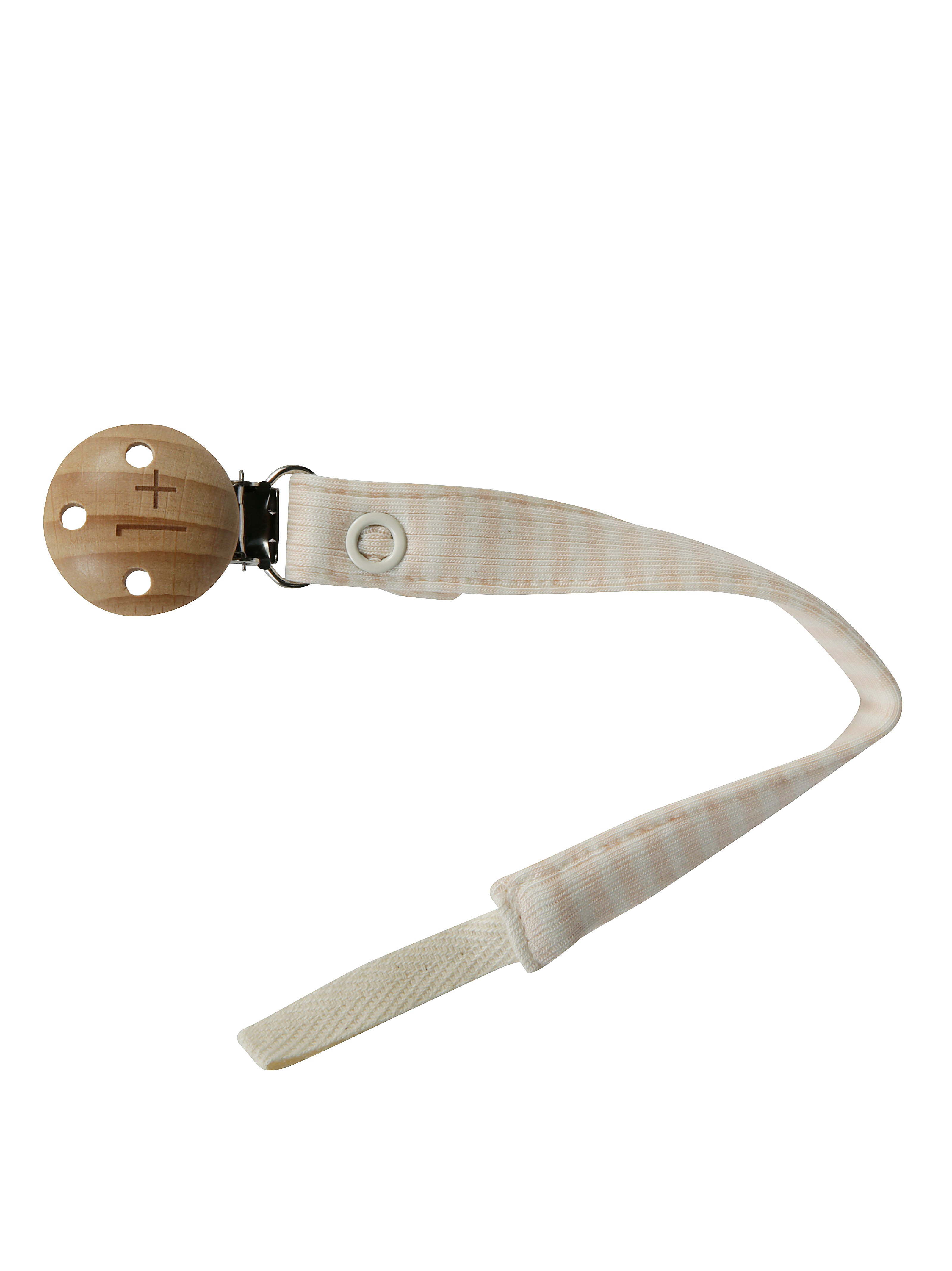 1+IN THE FAMILY Mini Striped Pacifier Holder
