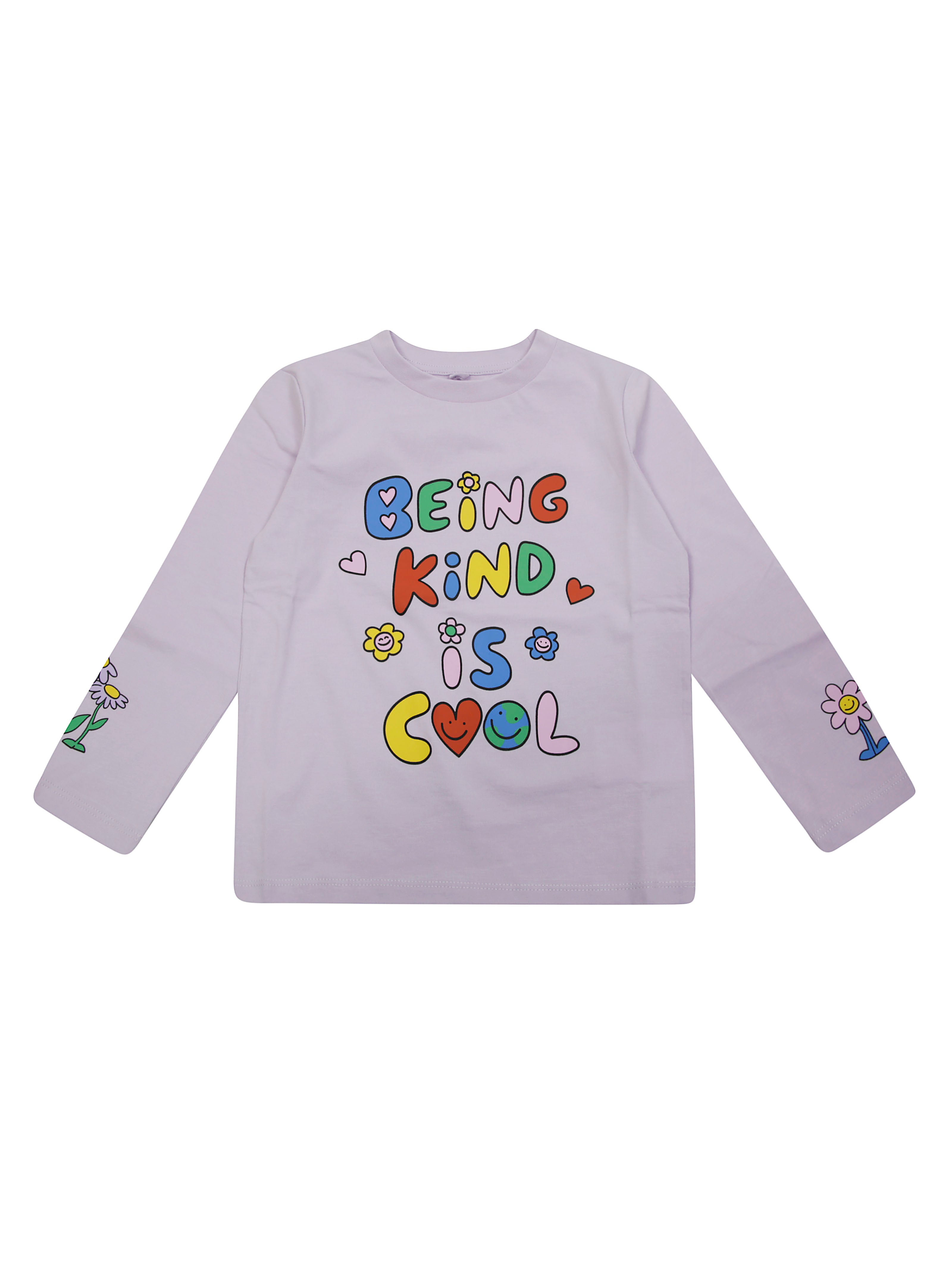 STELLA MC CARTNEY JUNIOR Be Kind Long Sleeve T-Shirt for Kids
