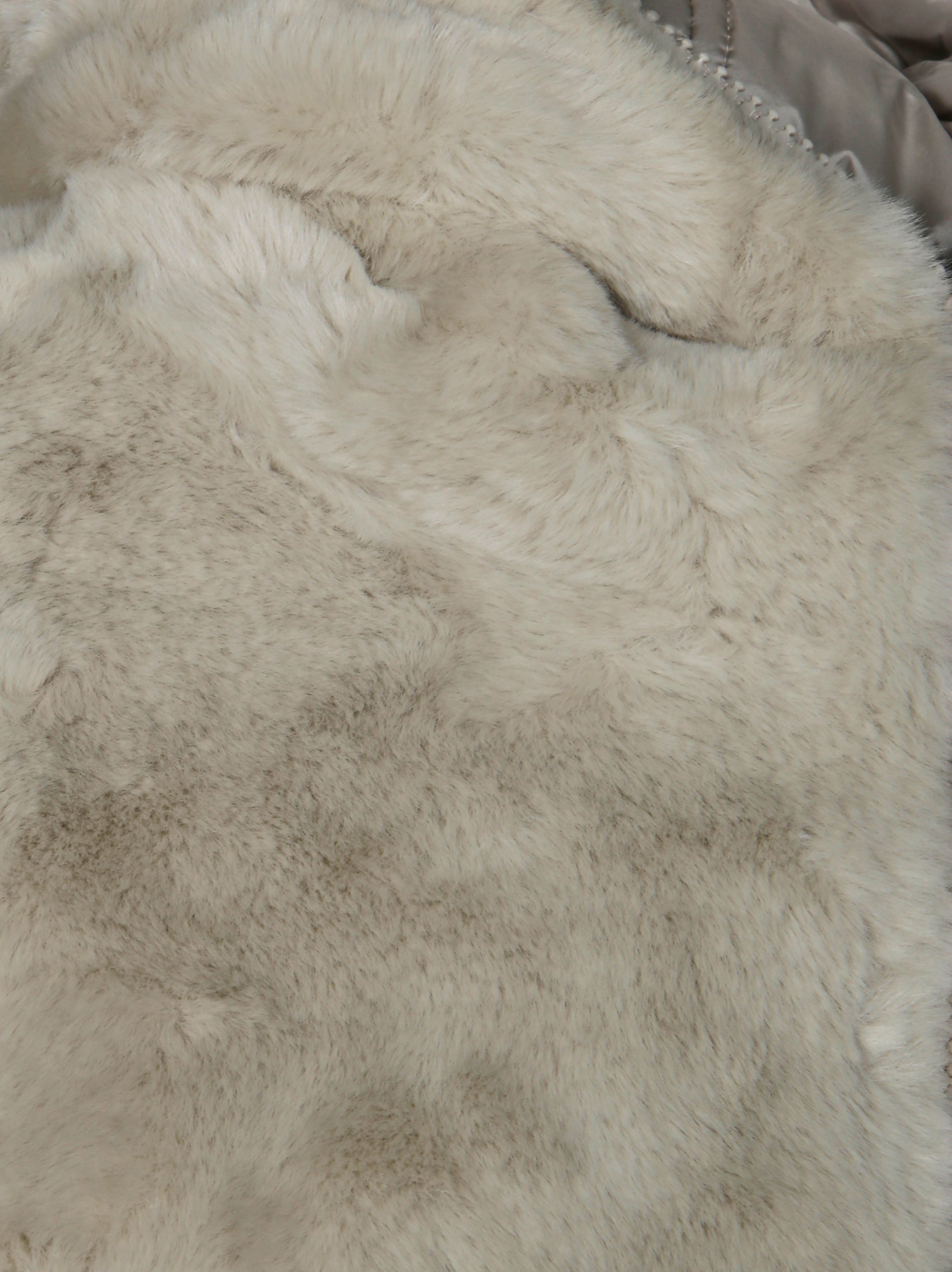 SAVE THE DUCK Reversible Eco-Friendly Fur Hoodie Jacket