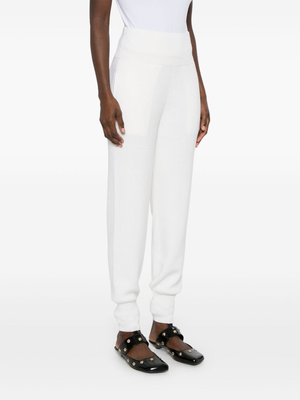CHLOÉ High-Waisted Knit Trousers for Women