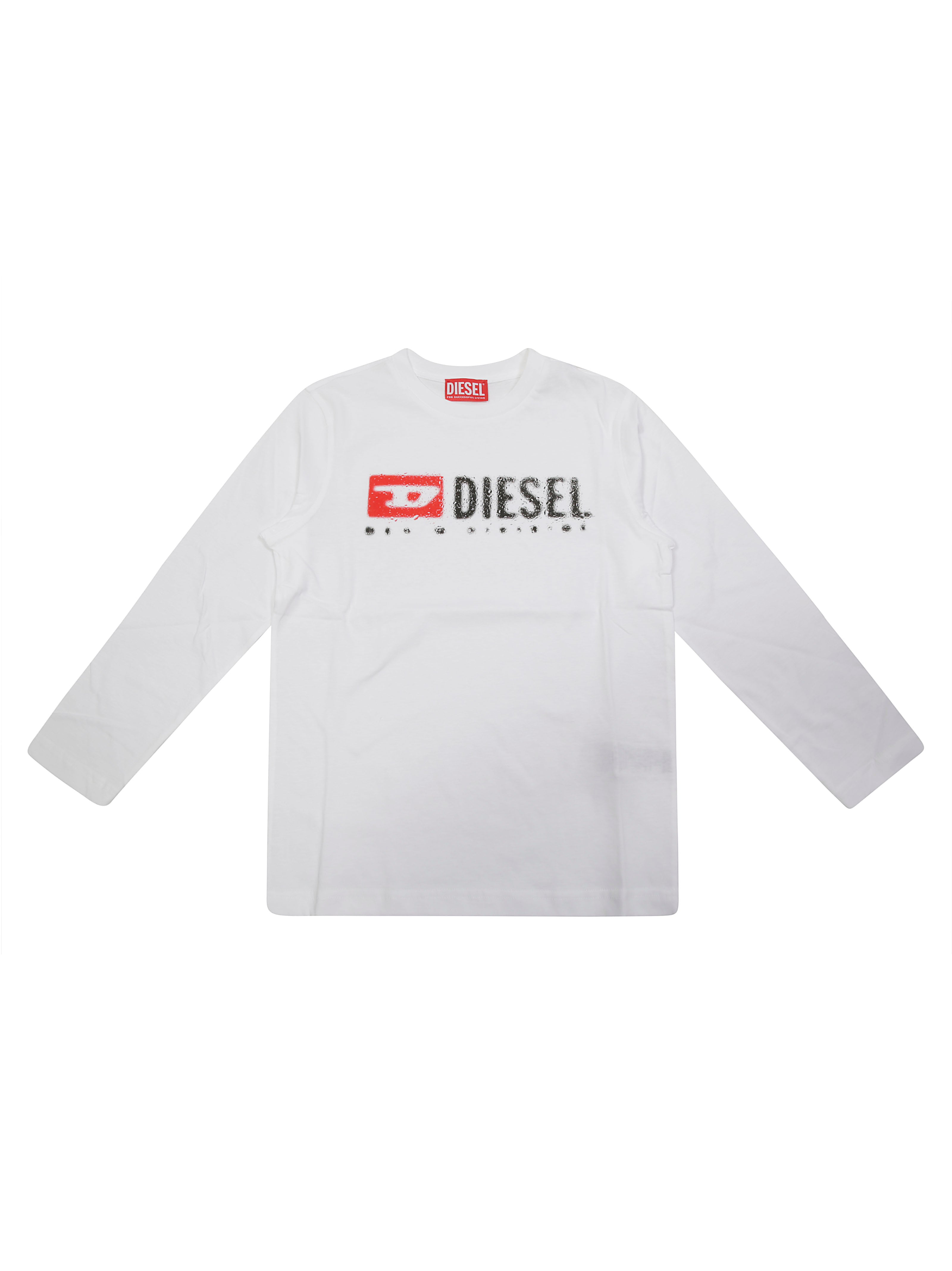 DIESEL Long Sleeve Logo T-Shirt for Kids