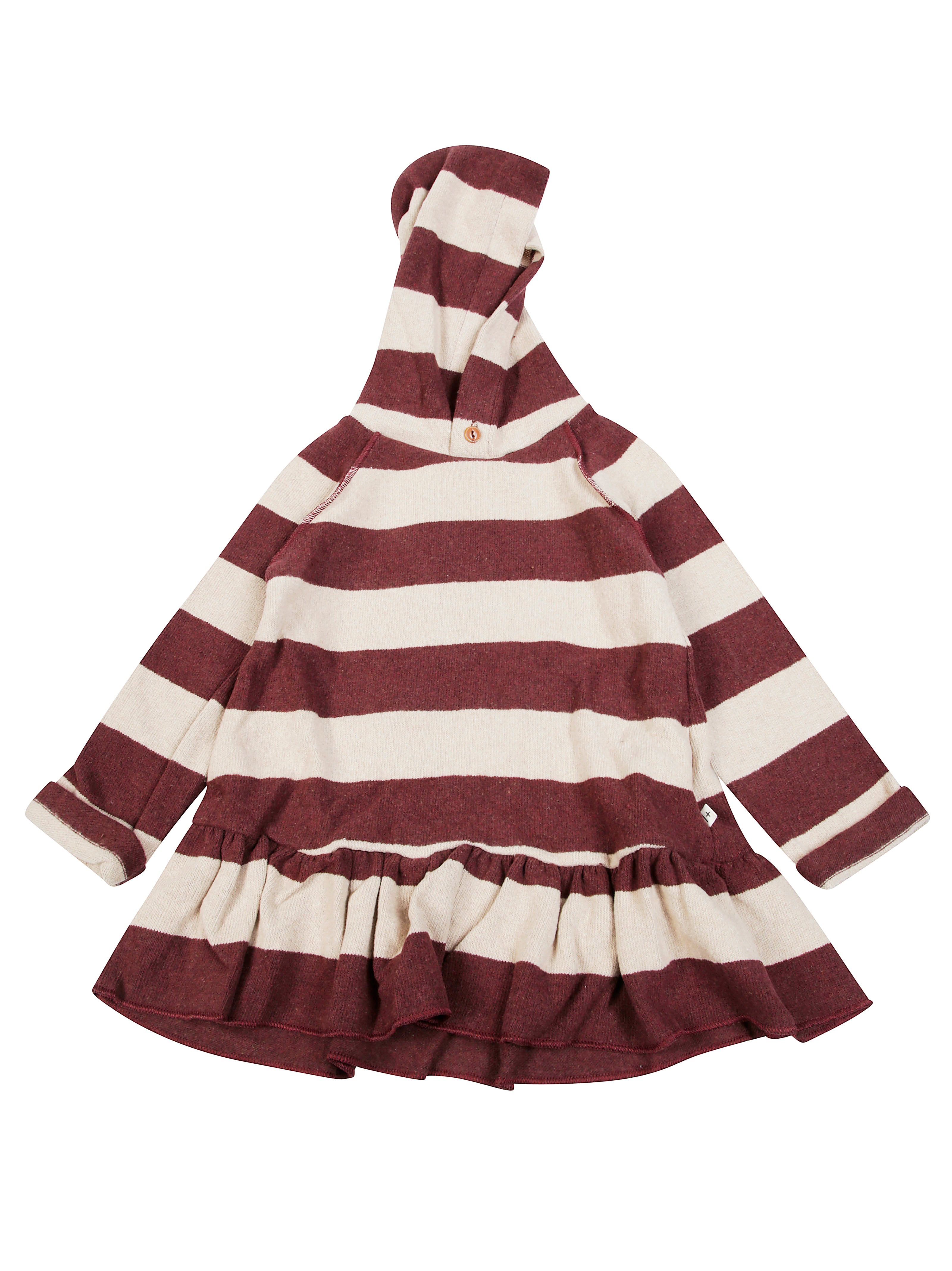 1+IN THE FAMILY Mini Striped Hooded Suit