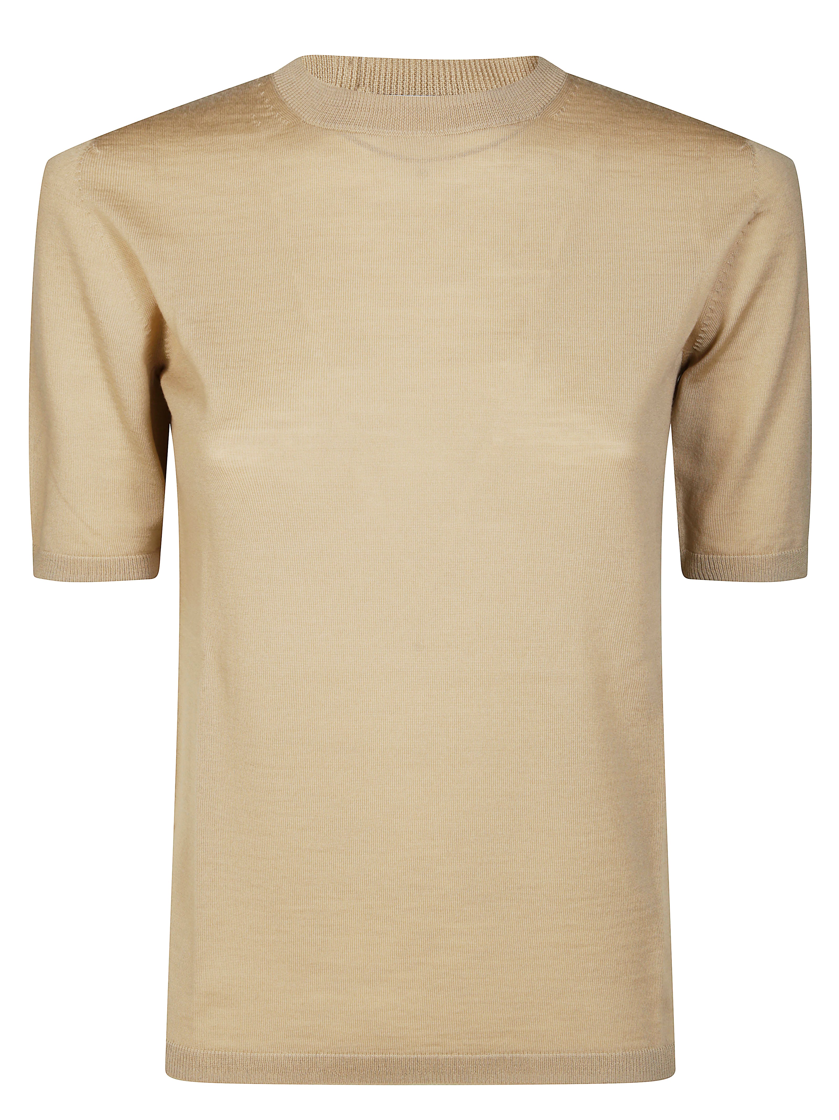 MAX MARA Classic Wool Short Sleeve Sweater for Men