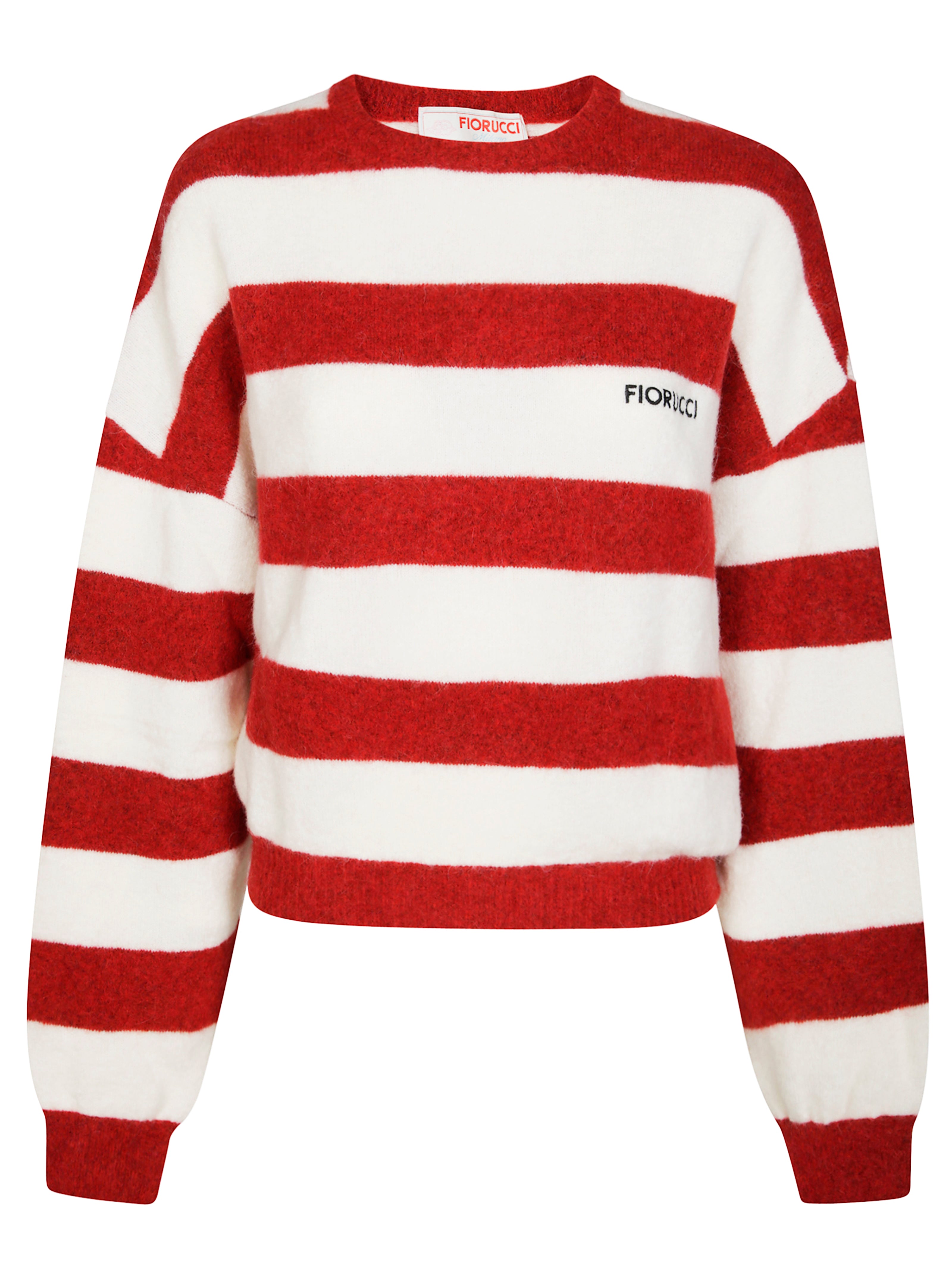 FIORUCCI Striped Mini Crop Pullover