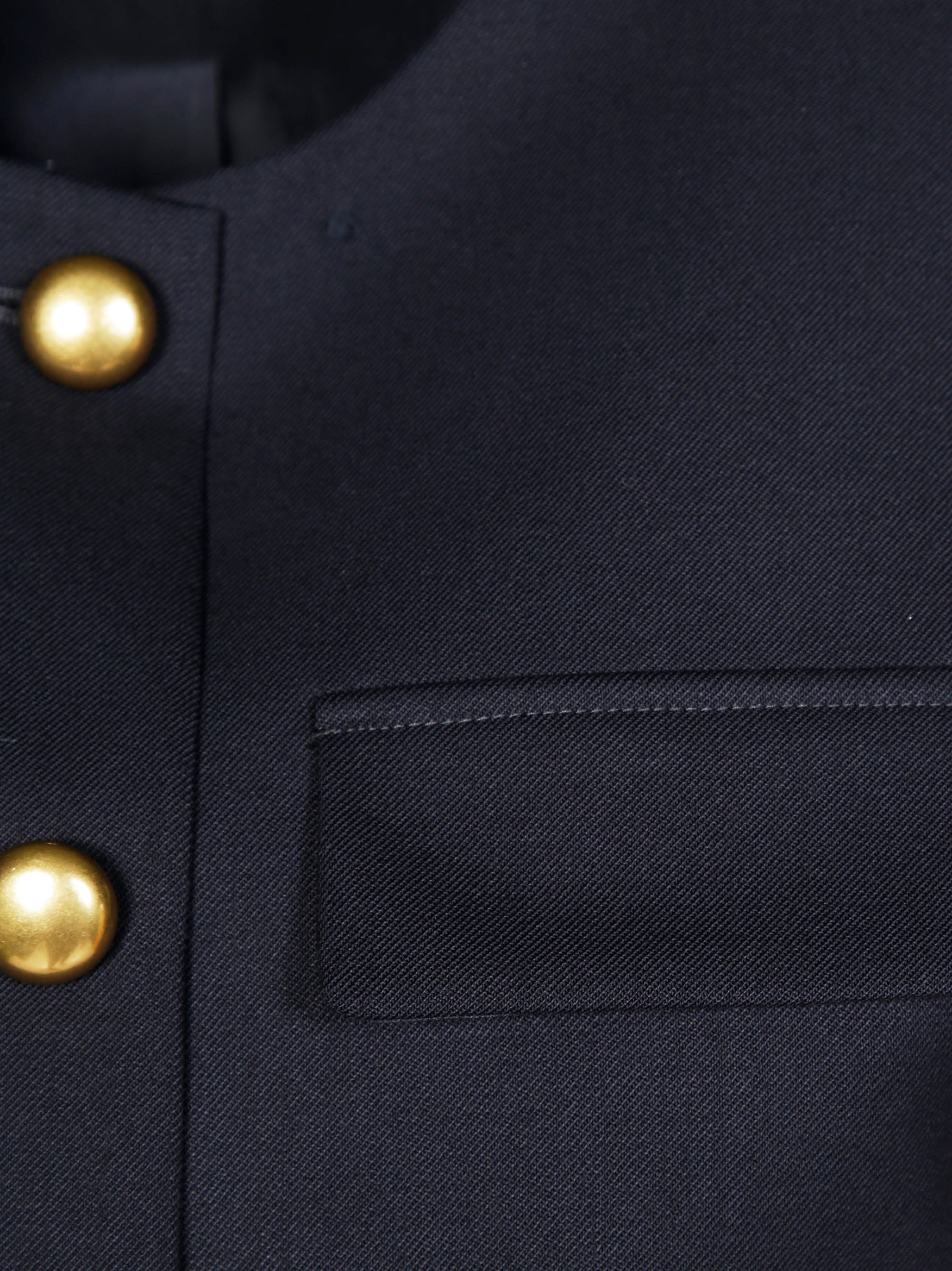 PAROSH Men's Stylish 3-Button Gilet with Pockets