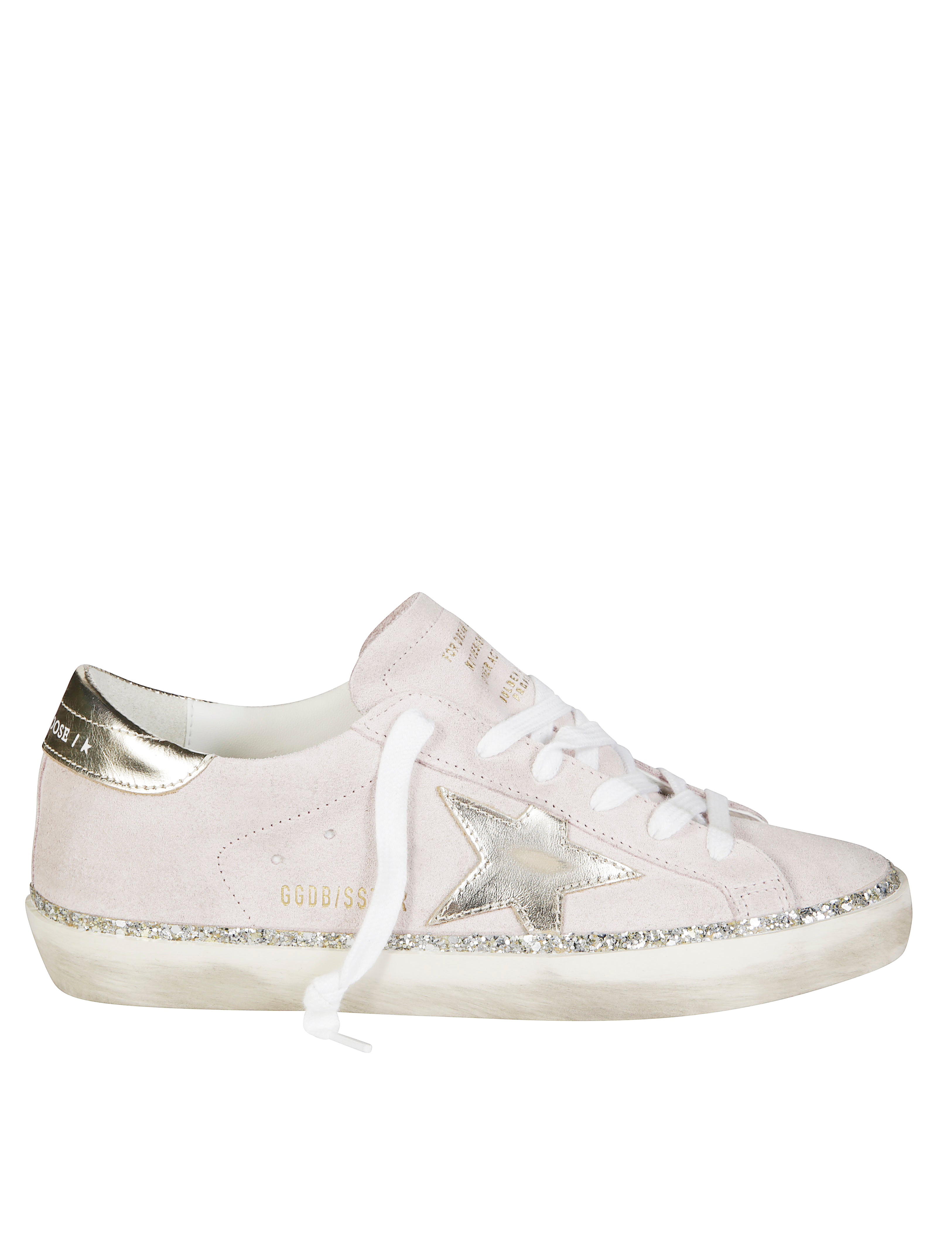 GOLDEN GOOSE Suede Upper Laminated Star Sneakers