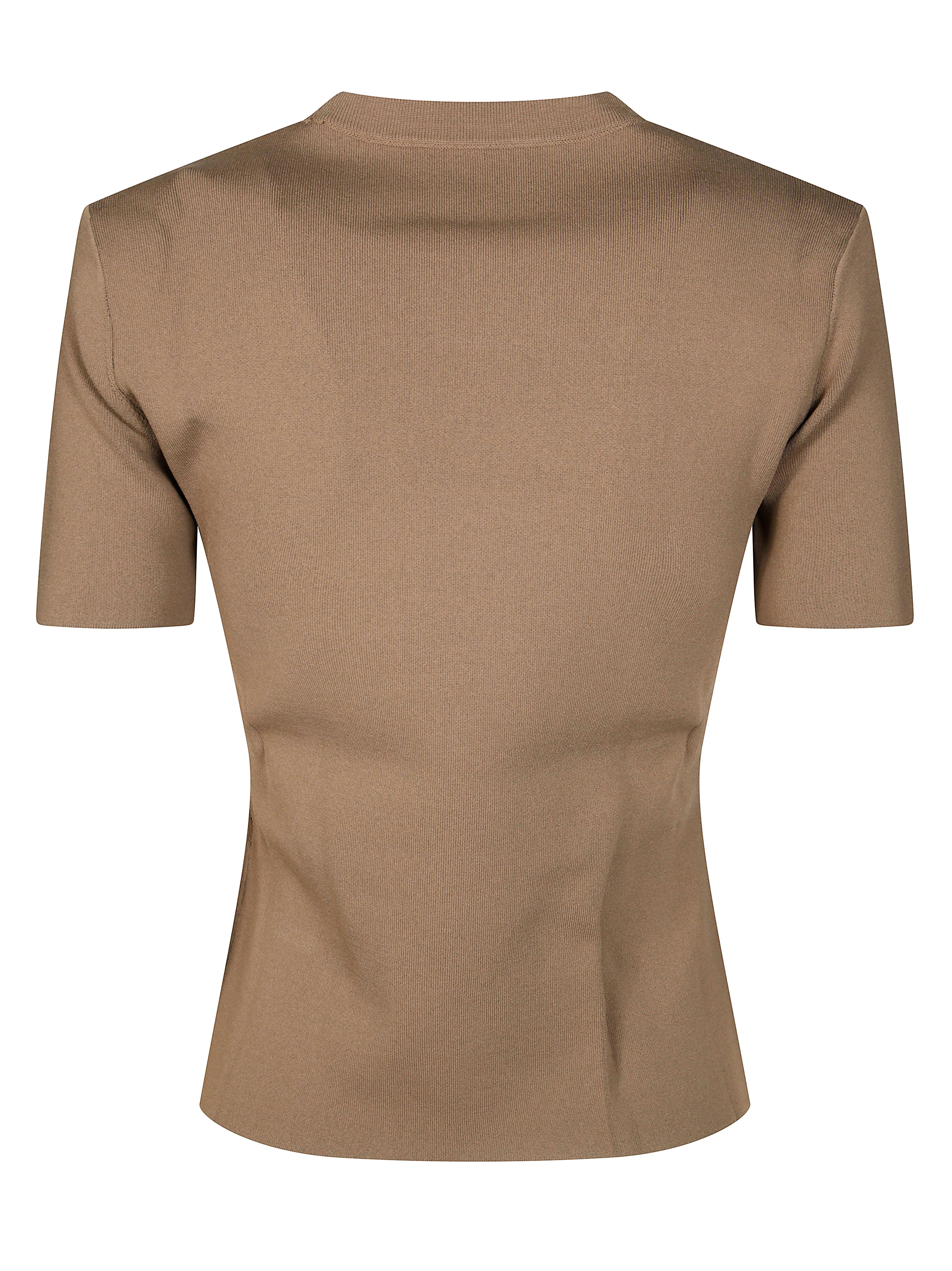 MAX MARA PURE Pure Adelio Logo Viscose Short Sleeve T-Shirt