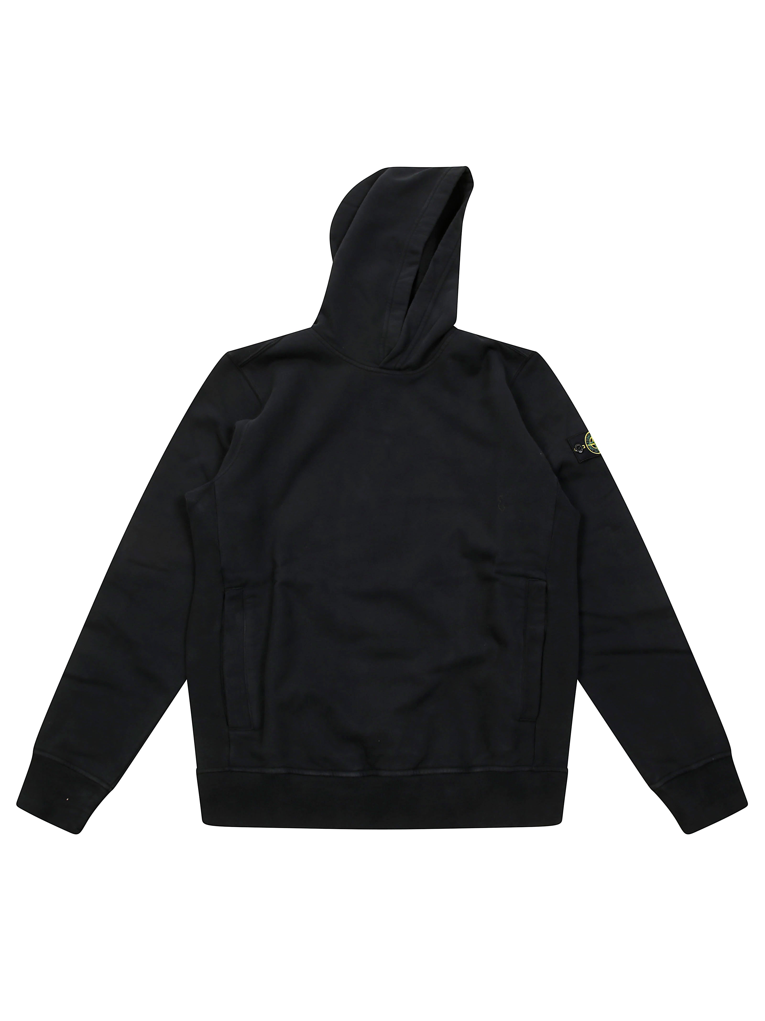 STONE ISLAND Classic Hoodie with Logo Badge