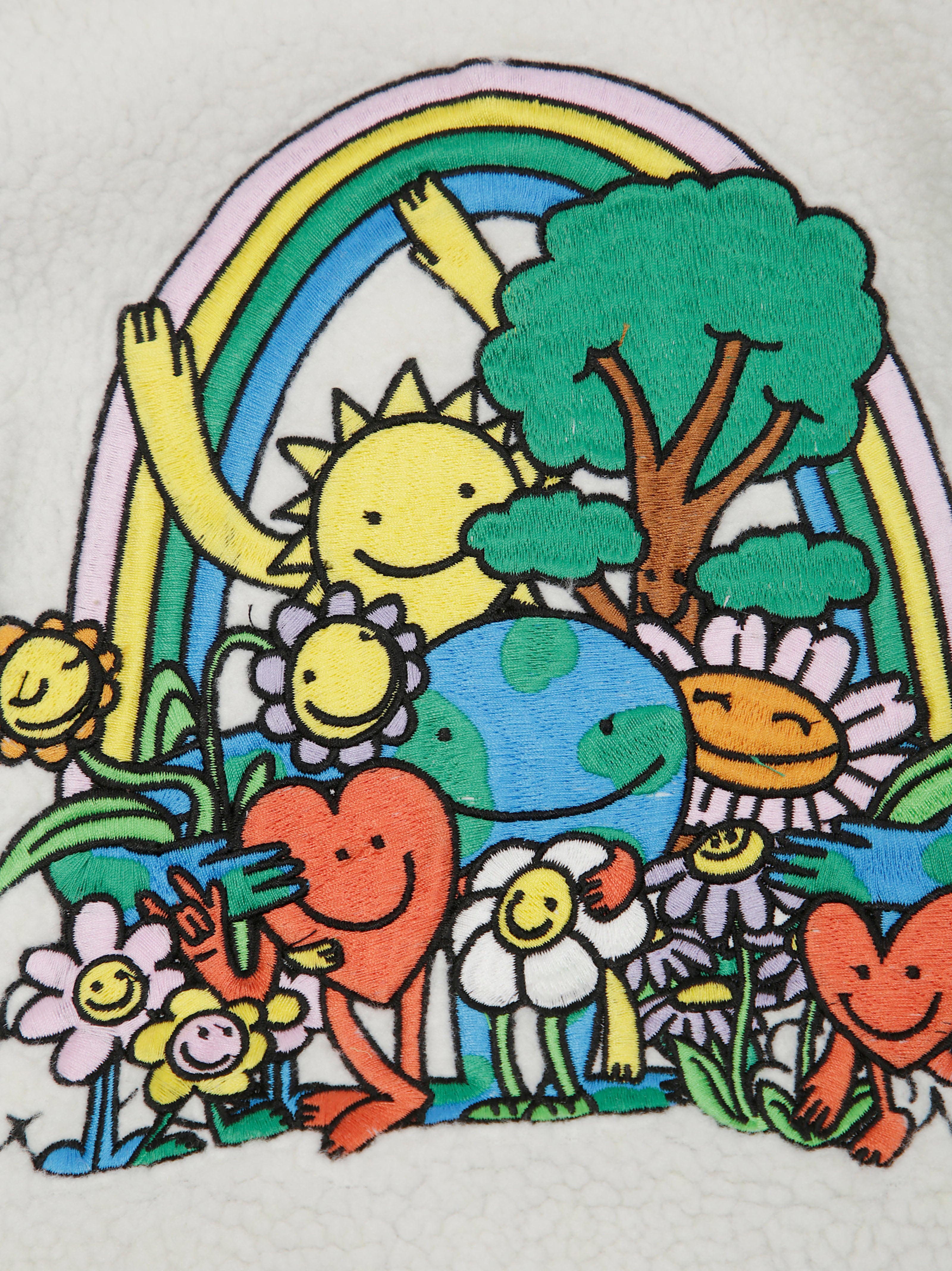 STELLA MC CARTNEY JUNIOR Junior Teddy Jacket with Character Print