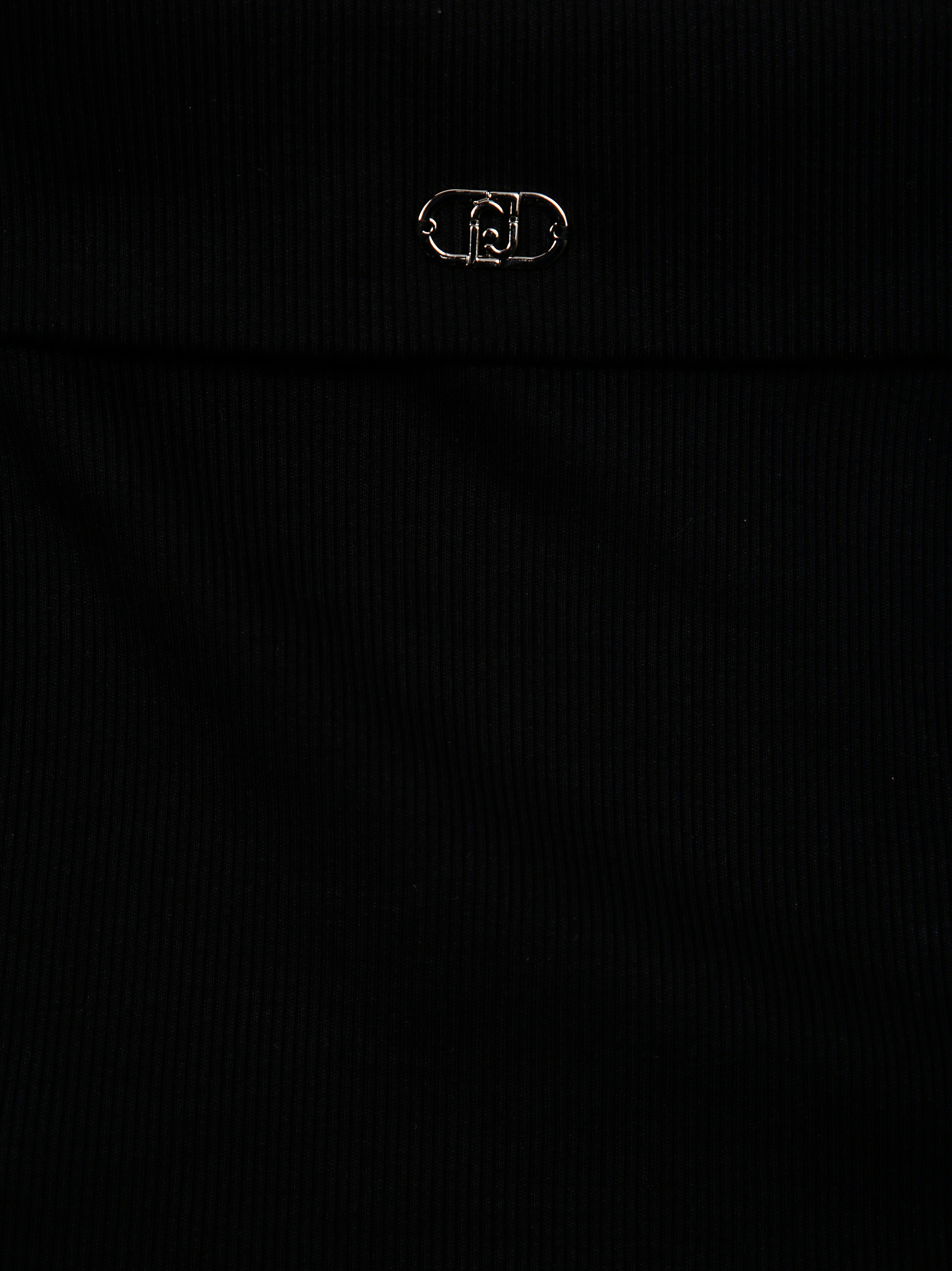 LIU JO KIDS Mini Short Sleeve Open Shoulder Top