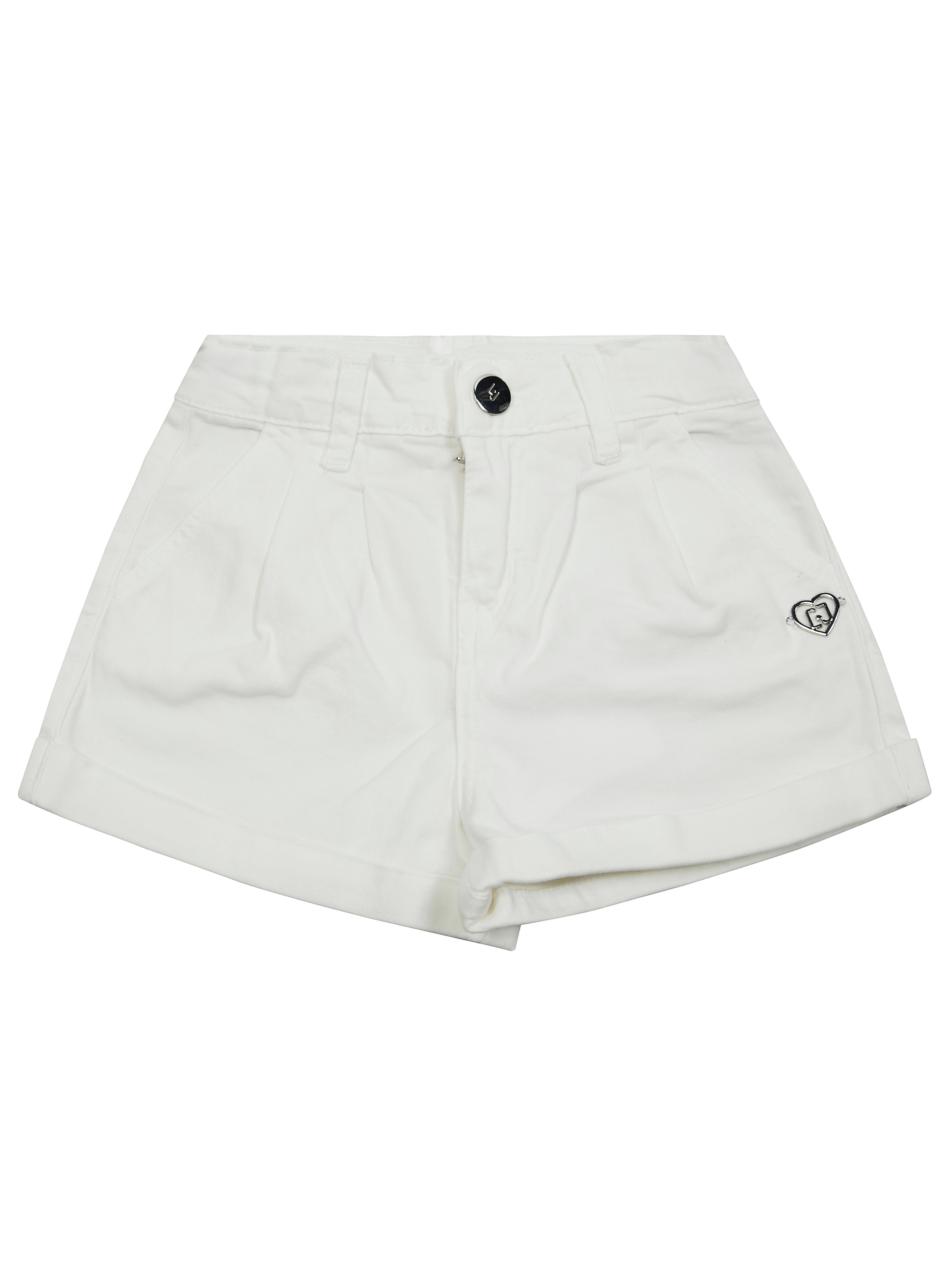 LIU JO KIDS Kids Mini White Shorts