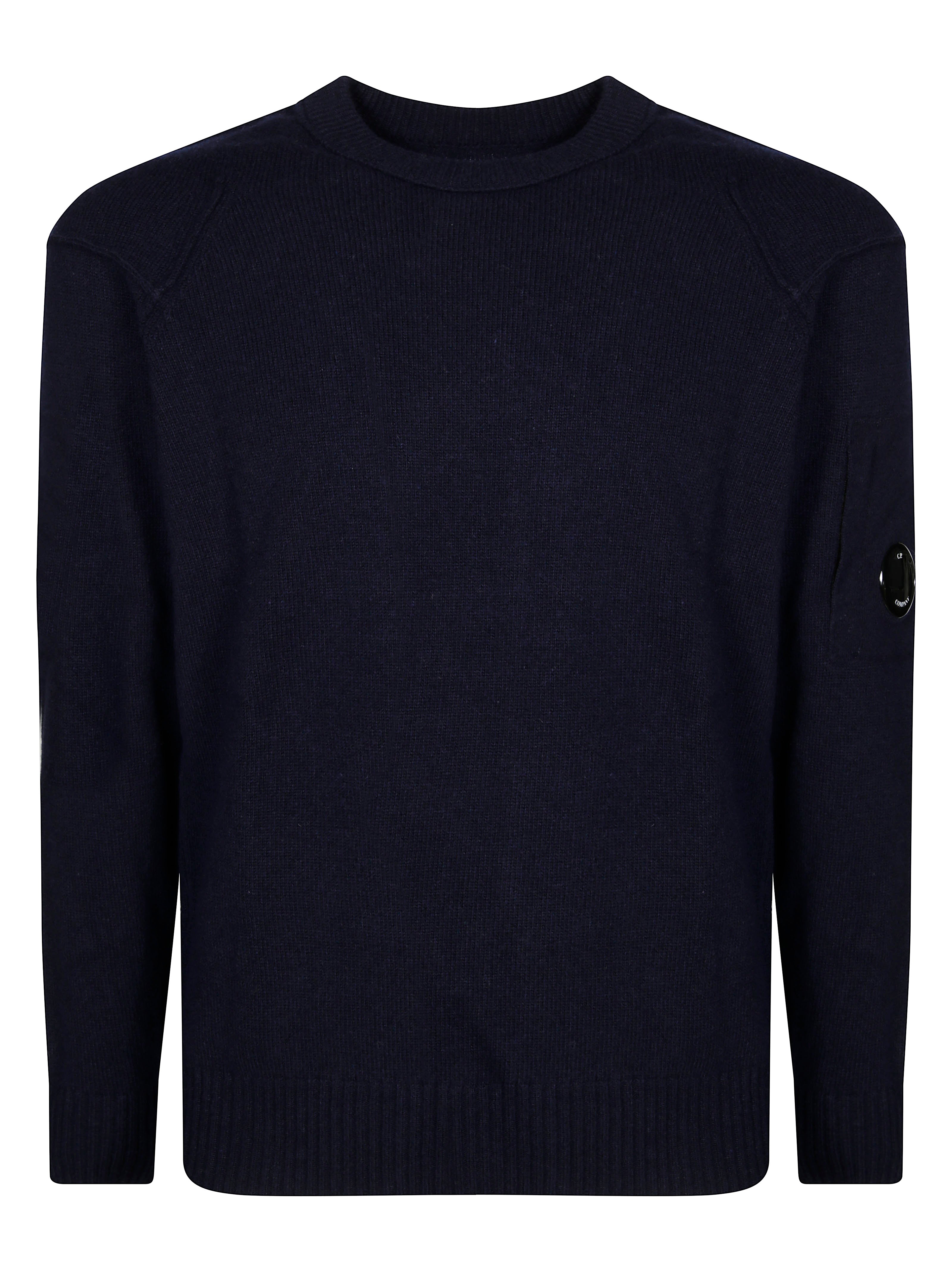 CP COMPANY Lambswool Knitwear Crew Neck Sweater