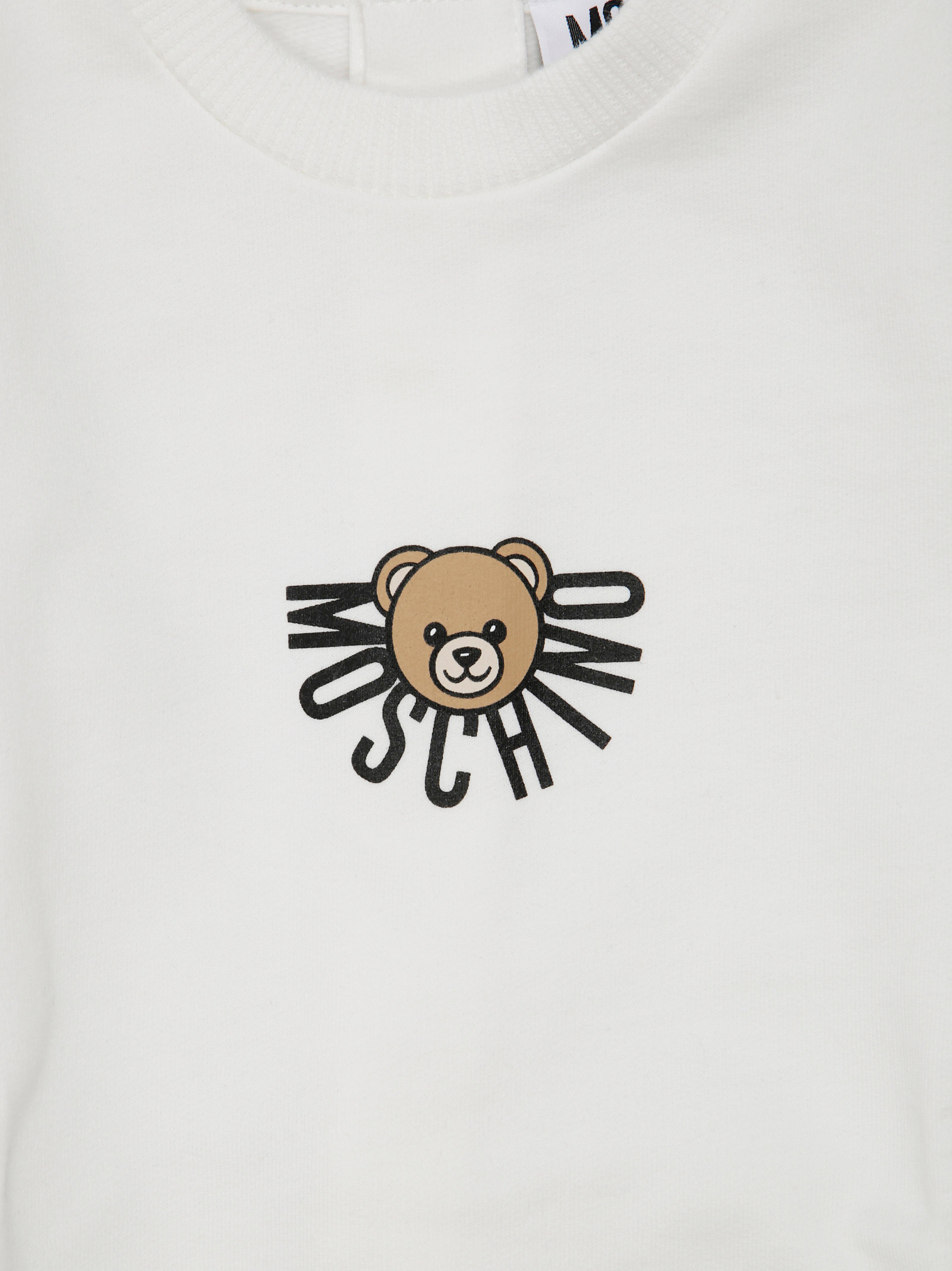 MOSCHINO BABY Mini Playful Jumpsuit with Toy Logo