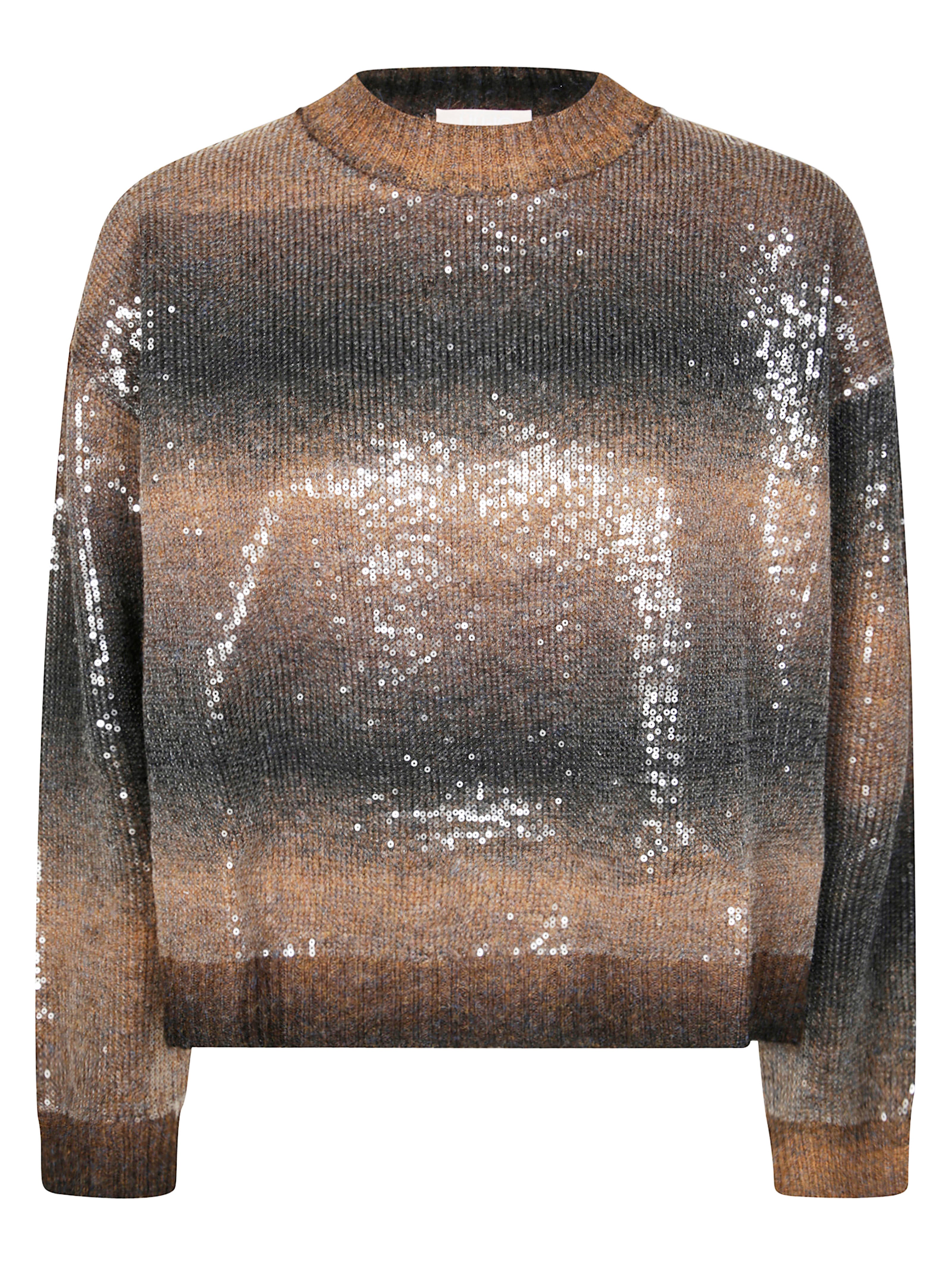 LIUJO Men's Textured Sweater with Sequins - Fall/Winter 2025