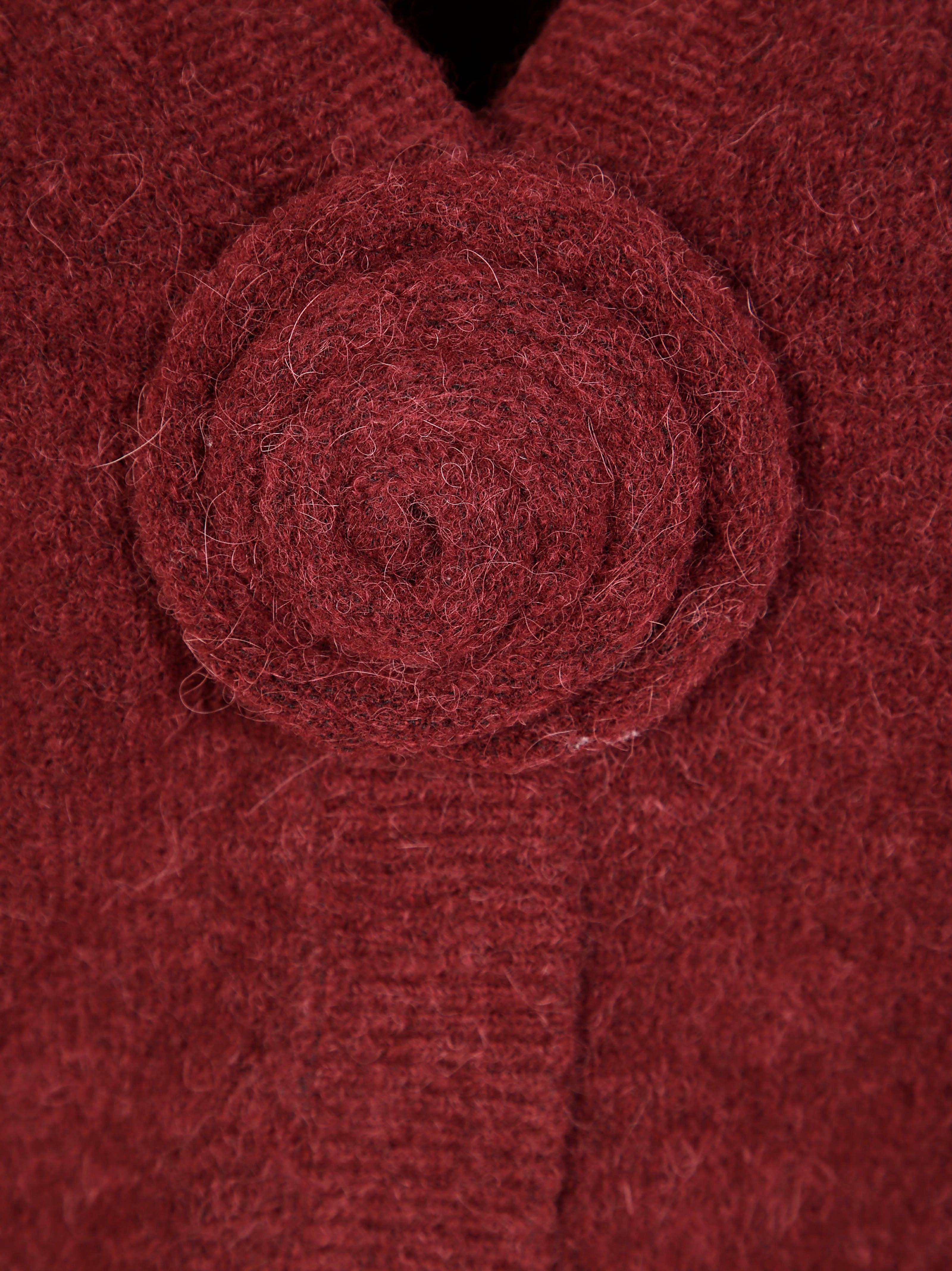 ROTATE Knit Puff Sleeve Cardigan