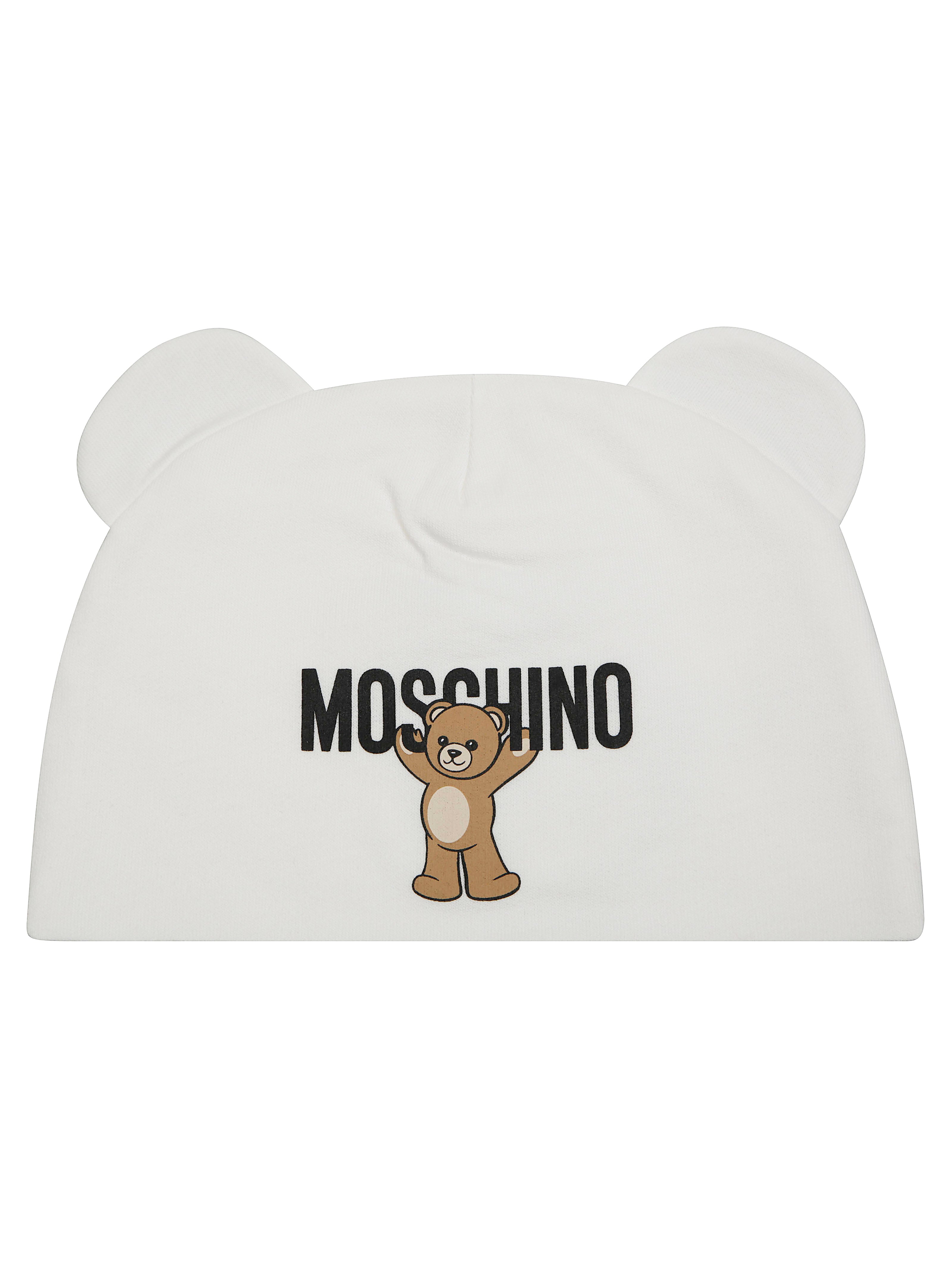 MOSCHINO KIDS Kids' Cute Ear Flap Beanie