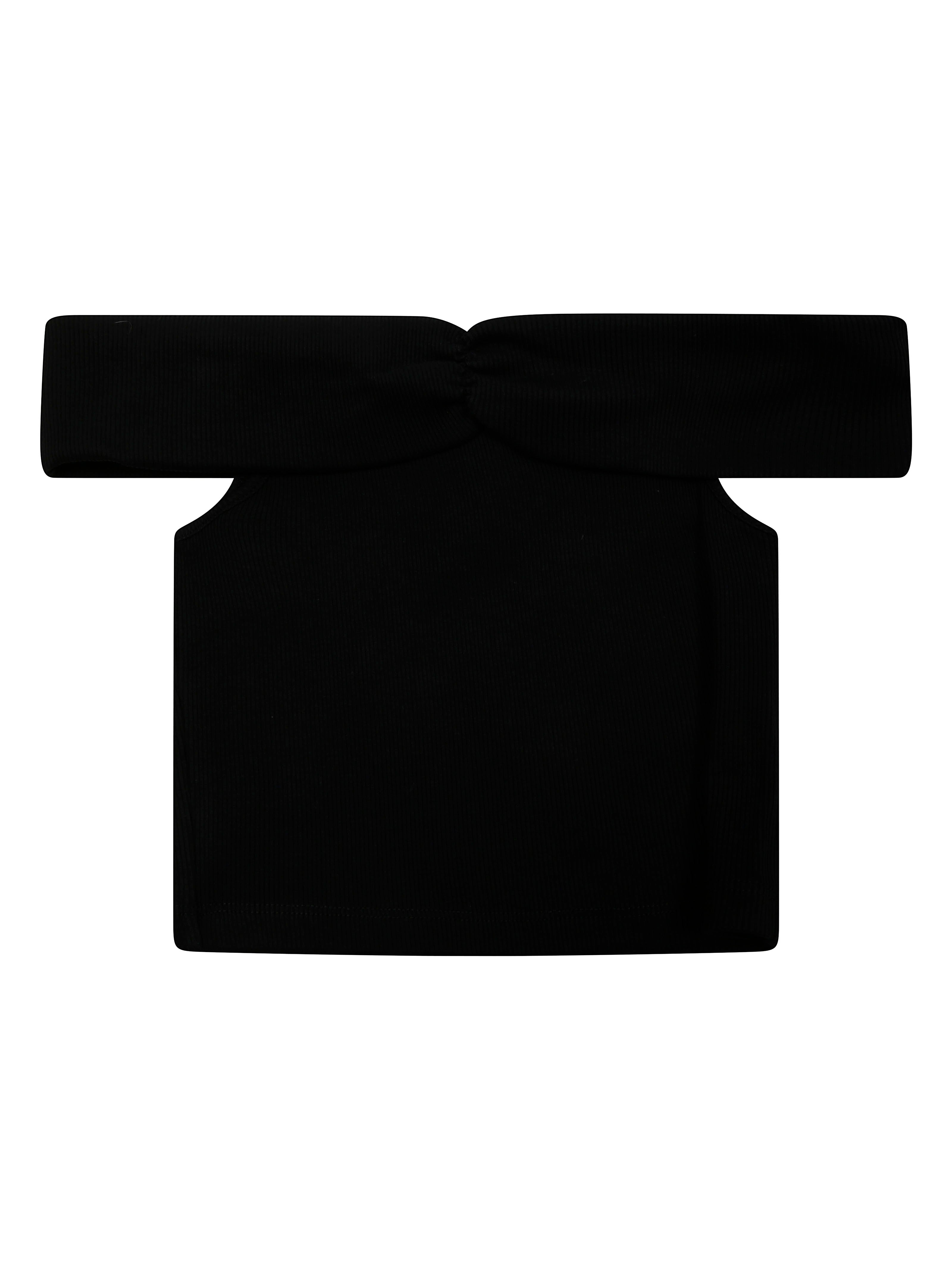 LIU JO KIDS Mini Short Sleeve Open Shoulder Top