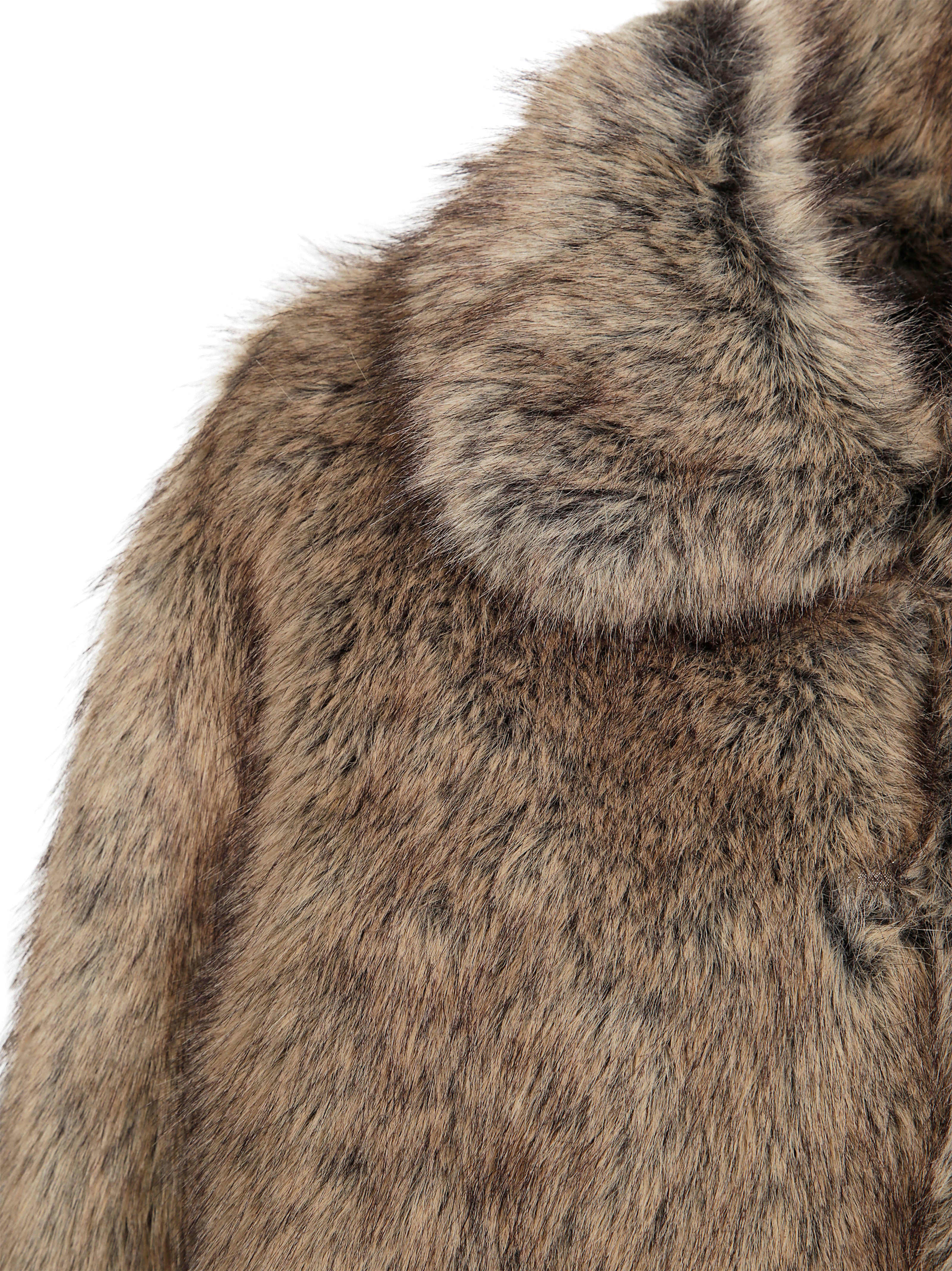 LIUJO Eco-Friendly Faux Fur Jacket for Men