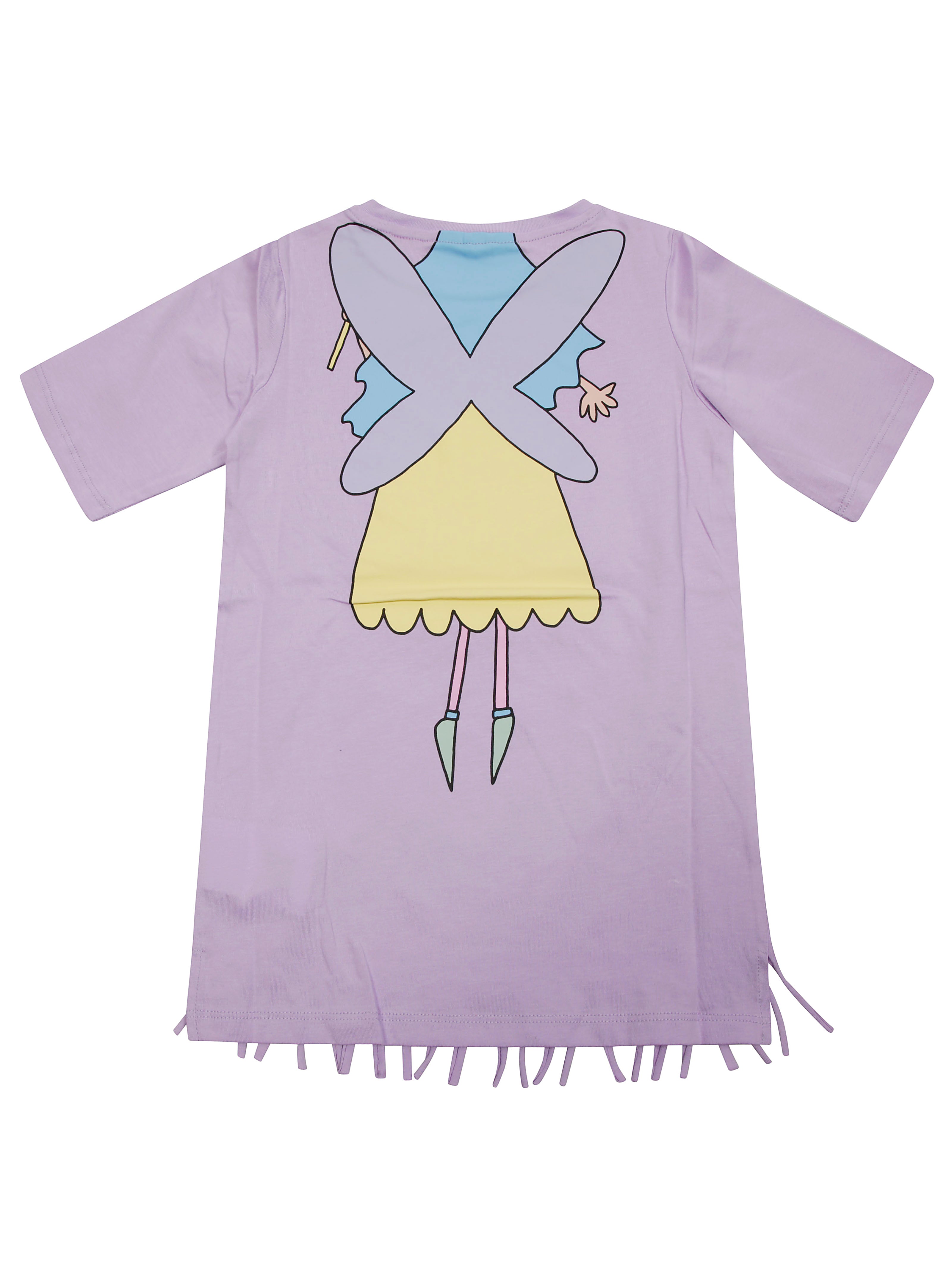 STELLA MC CARTNEY Mini T-Shirt Dress with Front and Back Print