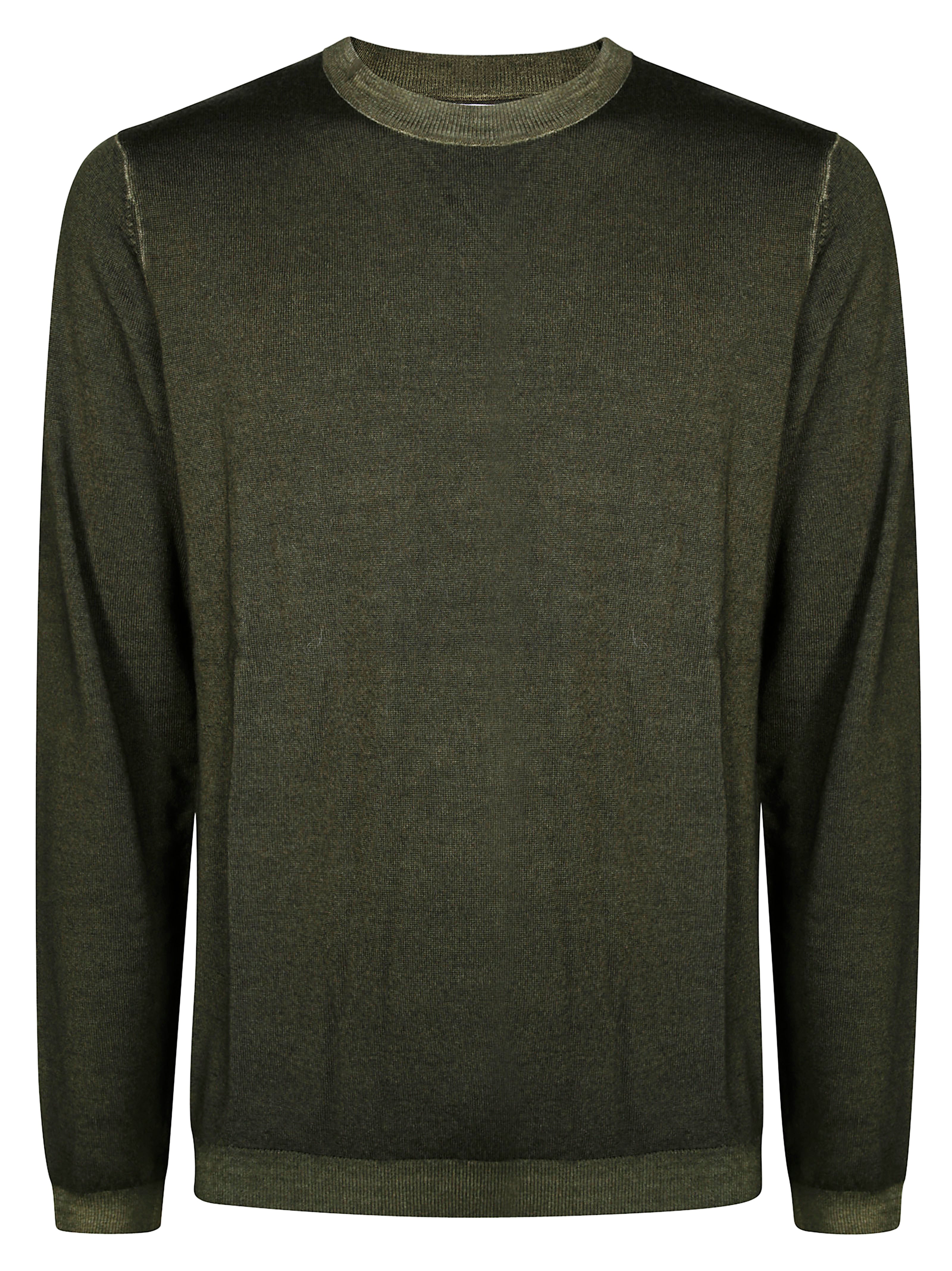 SUN 68 Vintage Effect Crewneck Sweater for Women