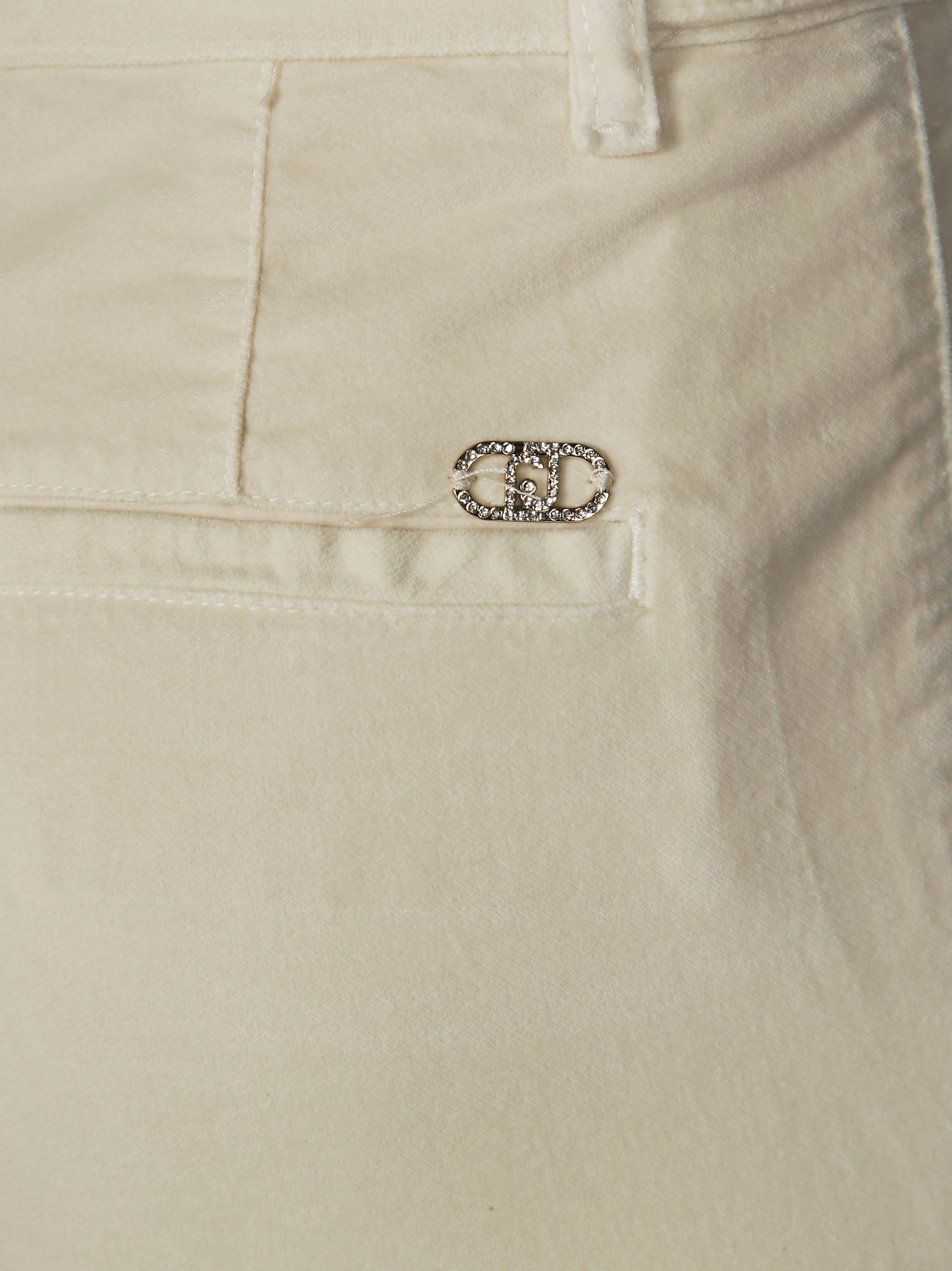 LIUJO Smooth Velvet Trousers for Men