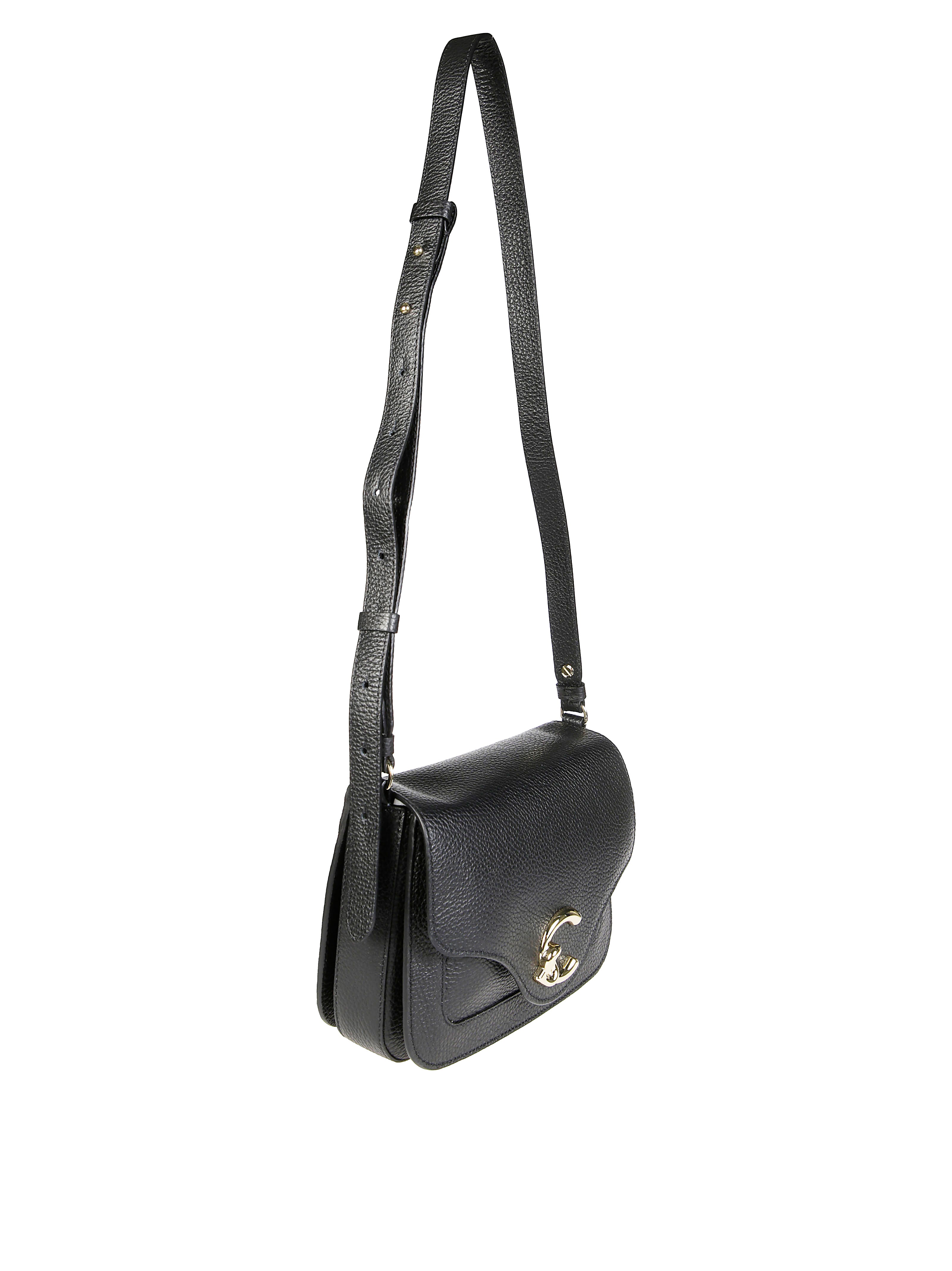 COCCINELLE Adjustable Crossbody Bag with Metallic Logo