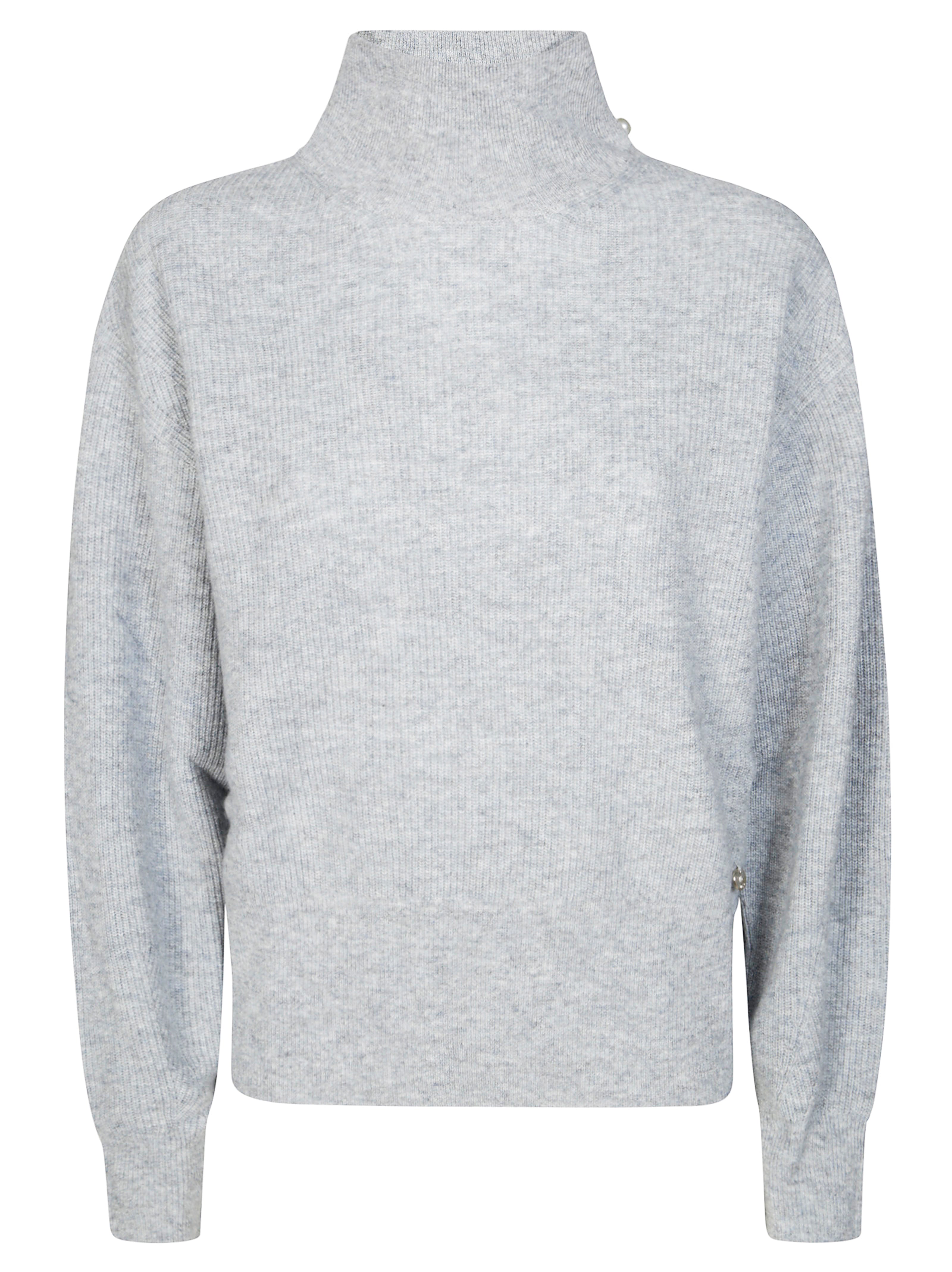 LIUJO Men's Perle Neck Mini Sweater