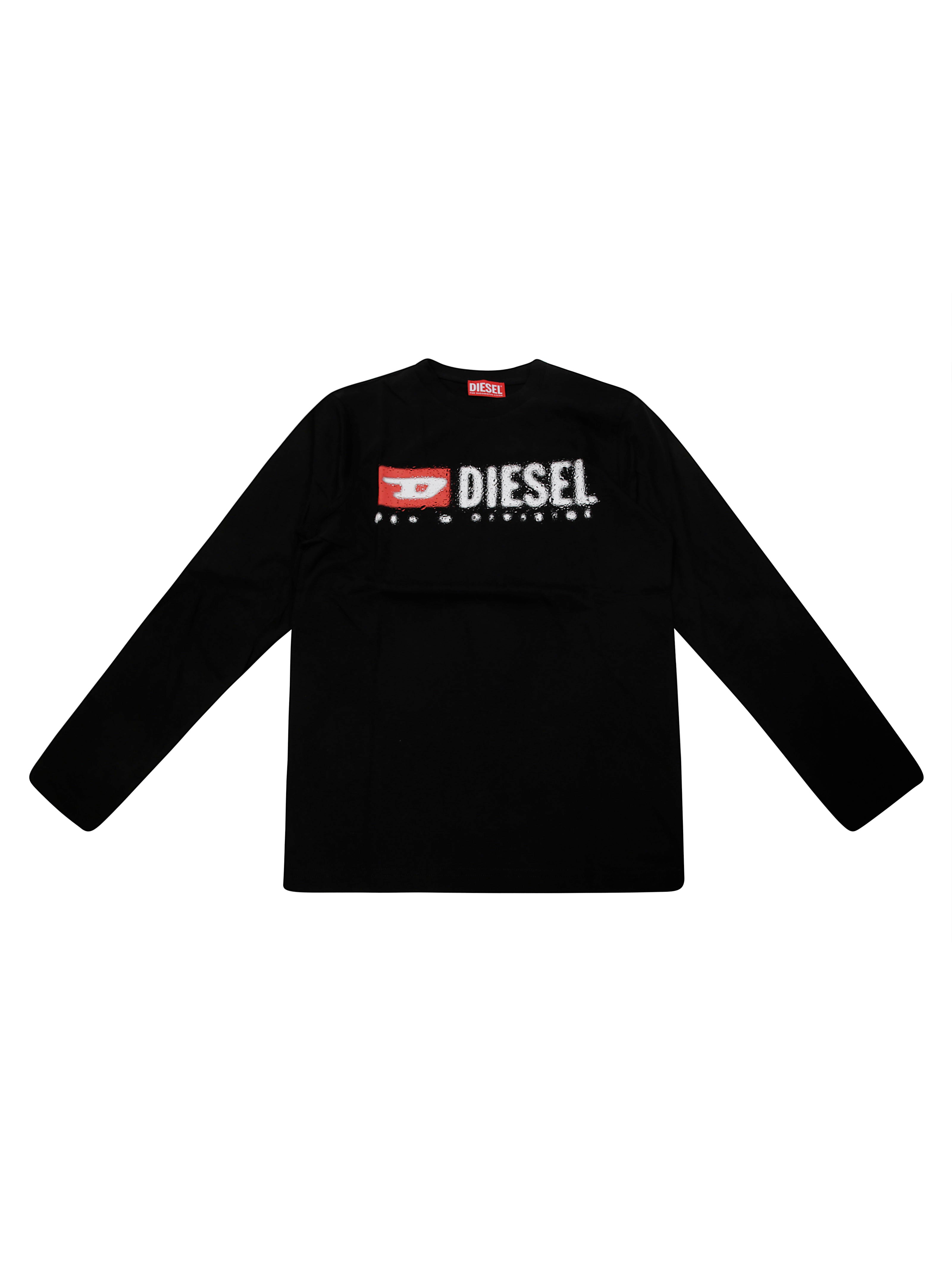 DIESEL Long Sleeve Logo T-Shirt for Kids
